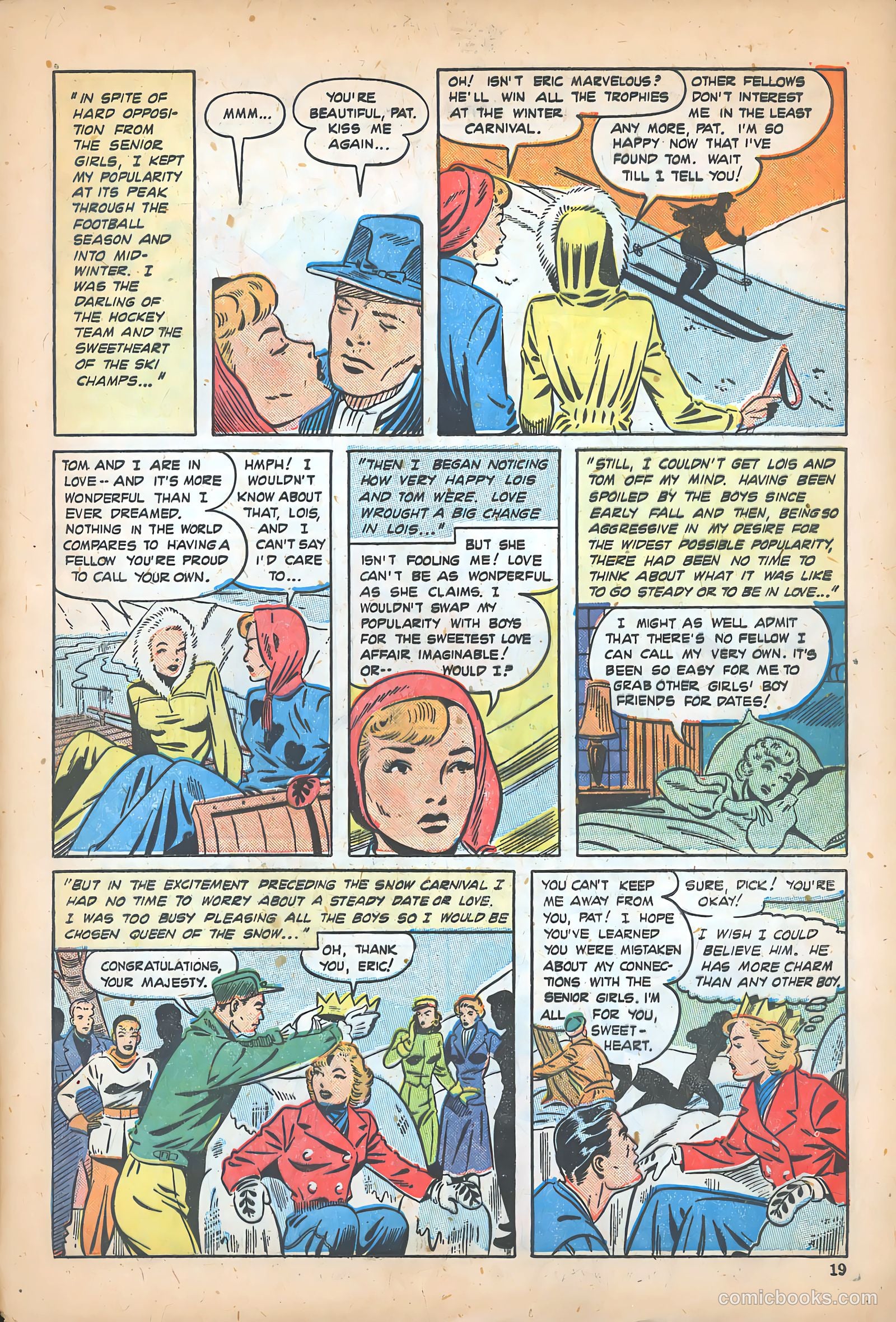 Teen-Age Romances #9 (1950) — page 21 of 36