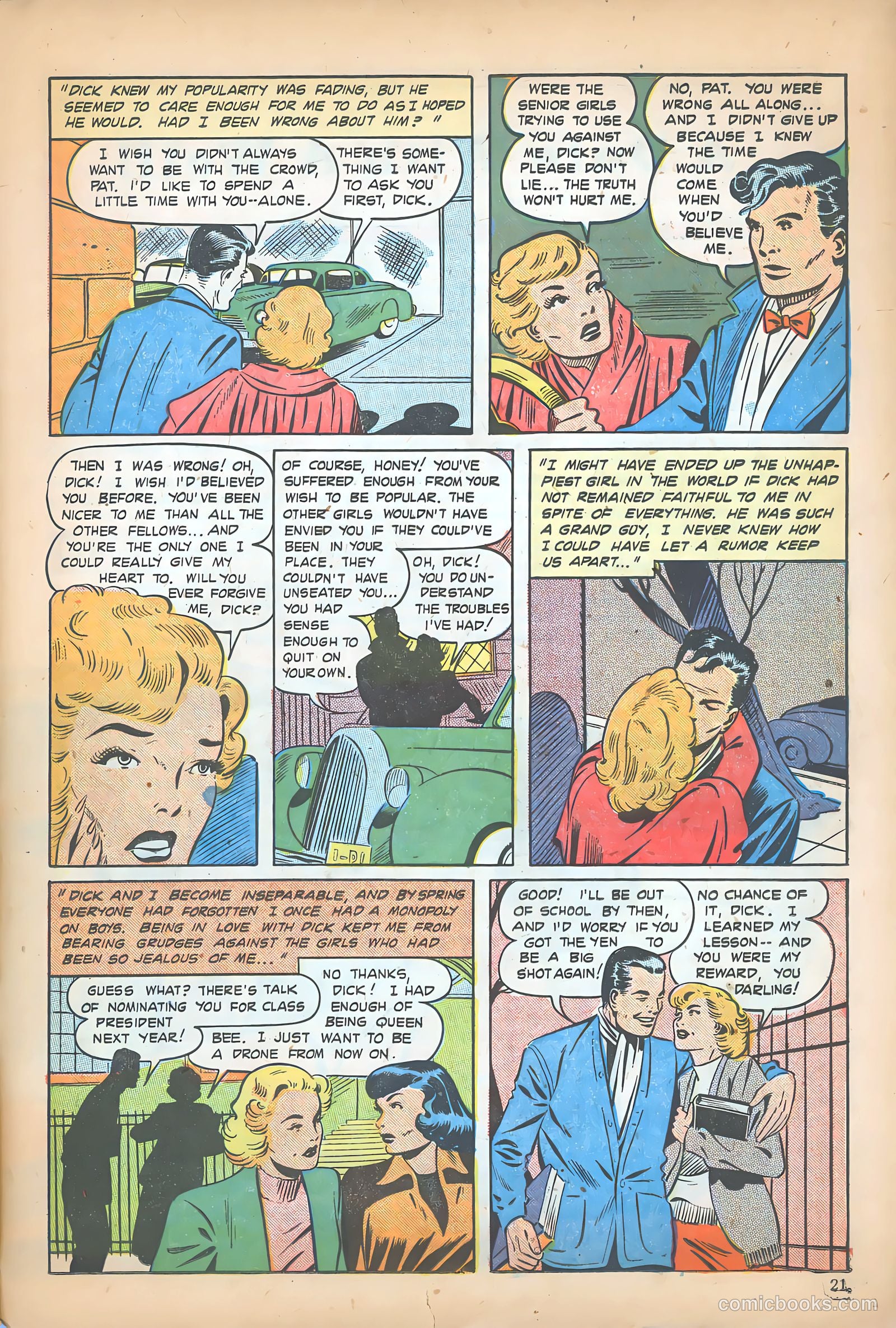 Teen-Age Romances #9 (1950) — page 23 of 36