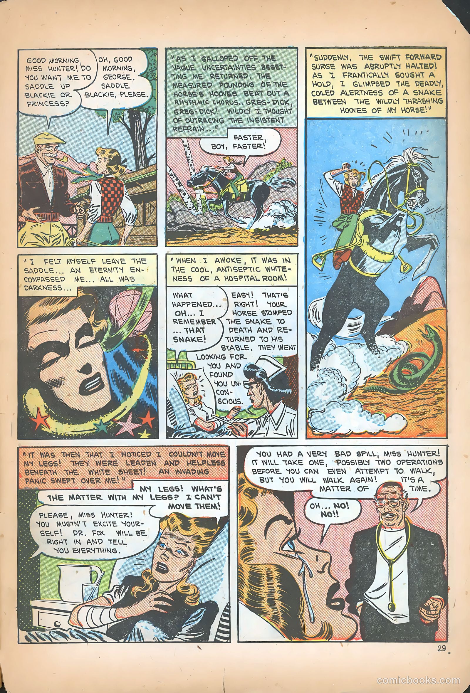 Teen-Age Romances #9 (1950) — page 31 of 36