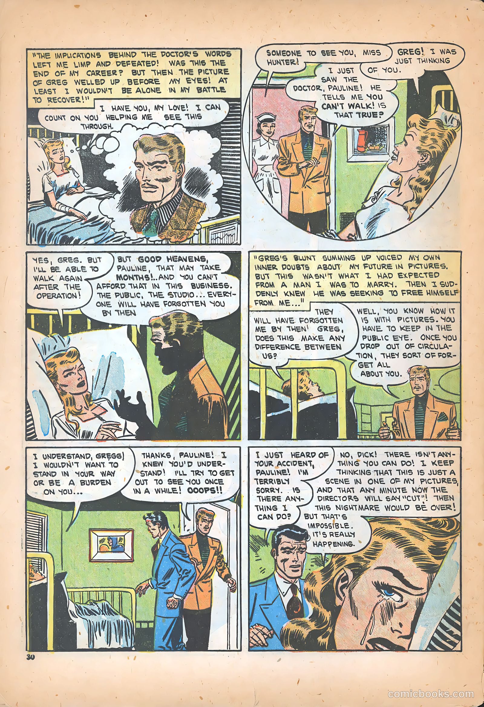 Teen-Age Romances #9 (1950) — page 32 of 36