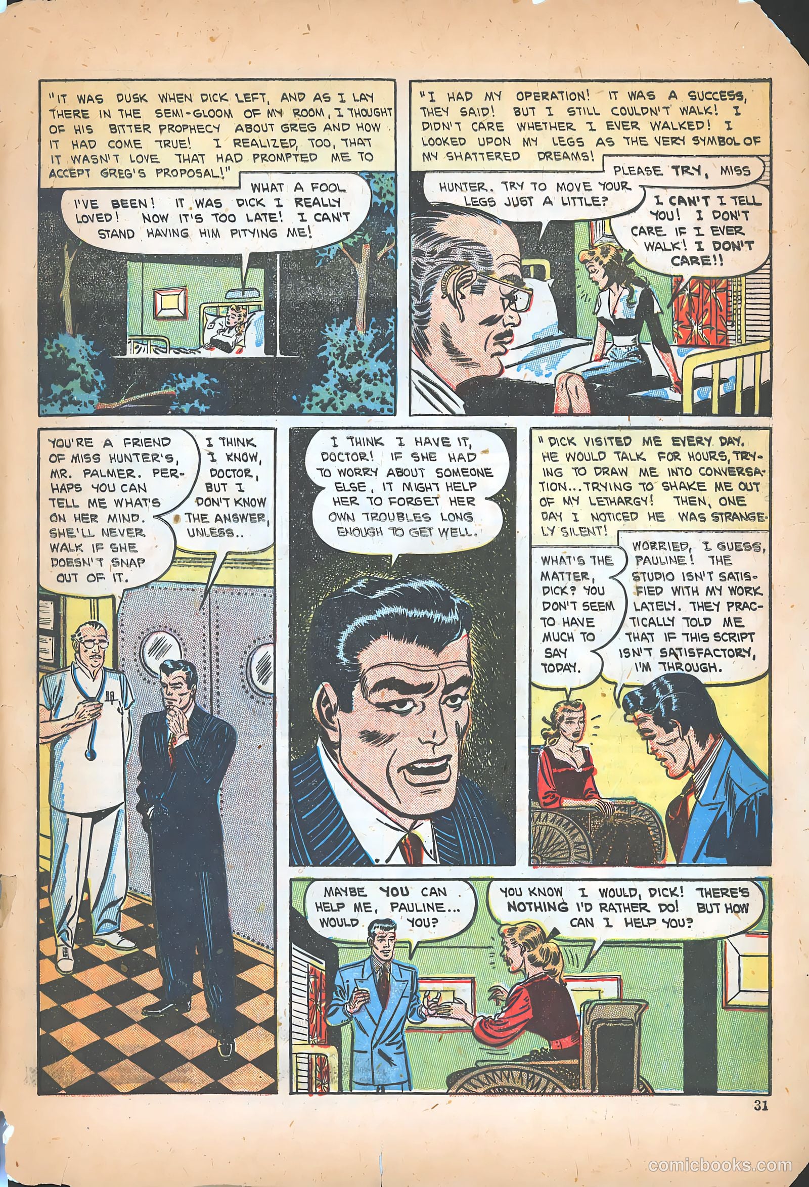 Teen-Age Romances #9 (1950) — page 33 of 36