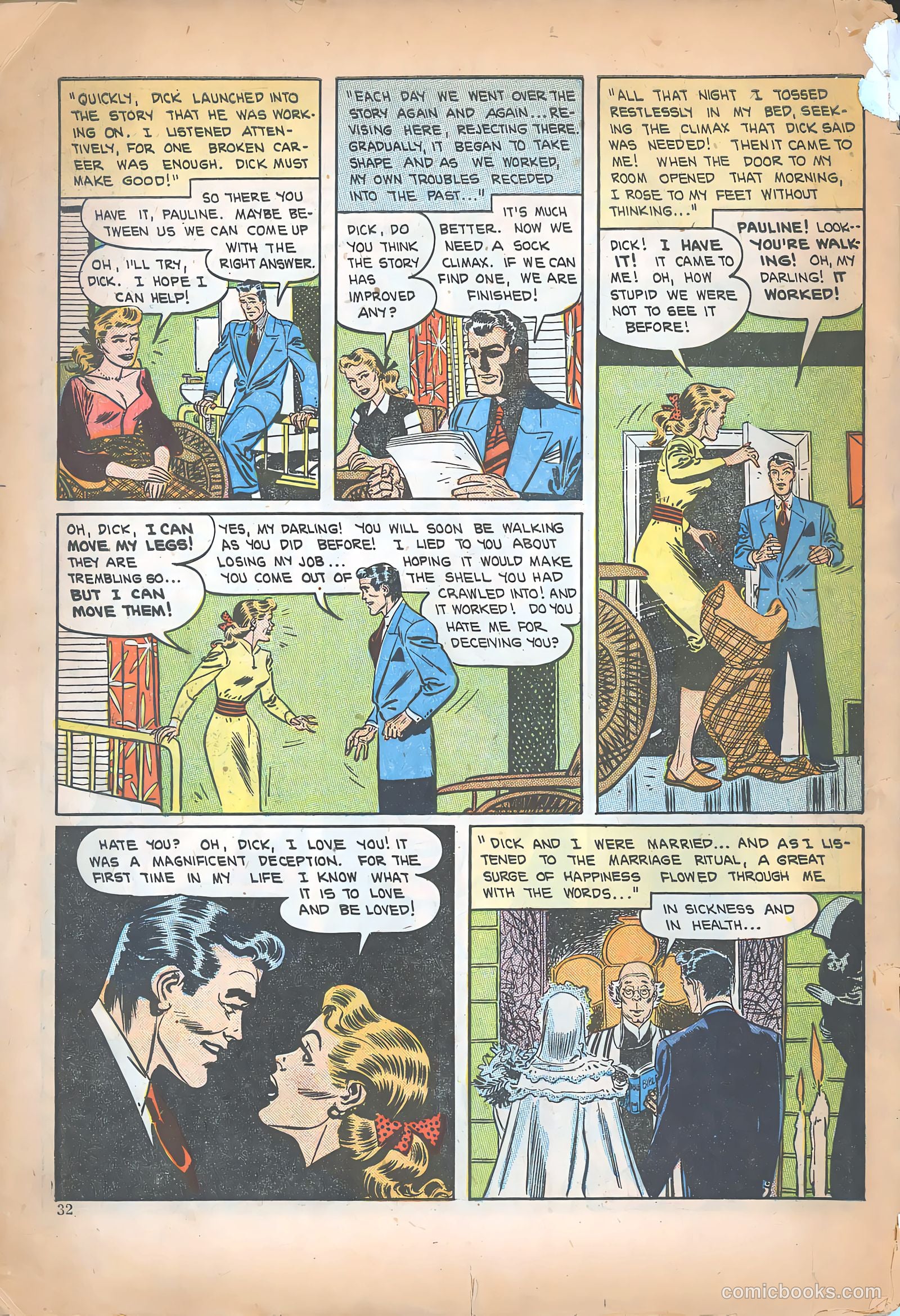 Teen-Age Romances #9 (1950) — page 34 of 36
