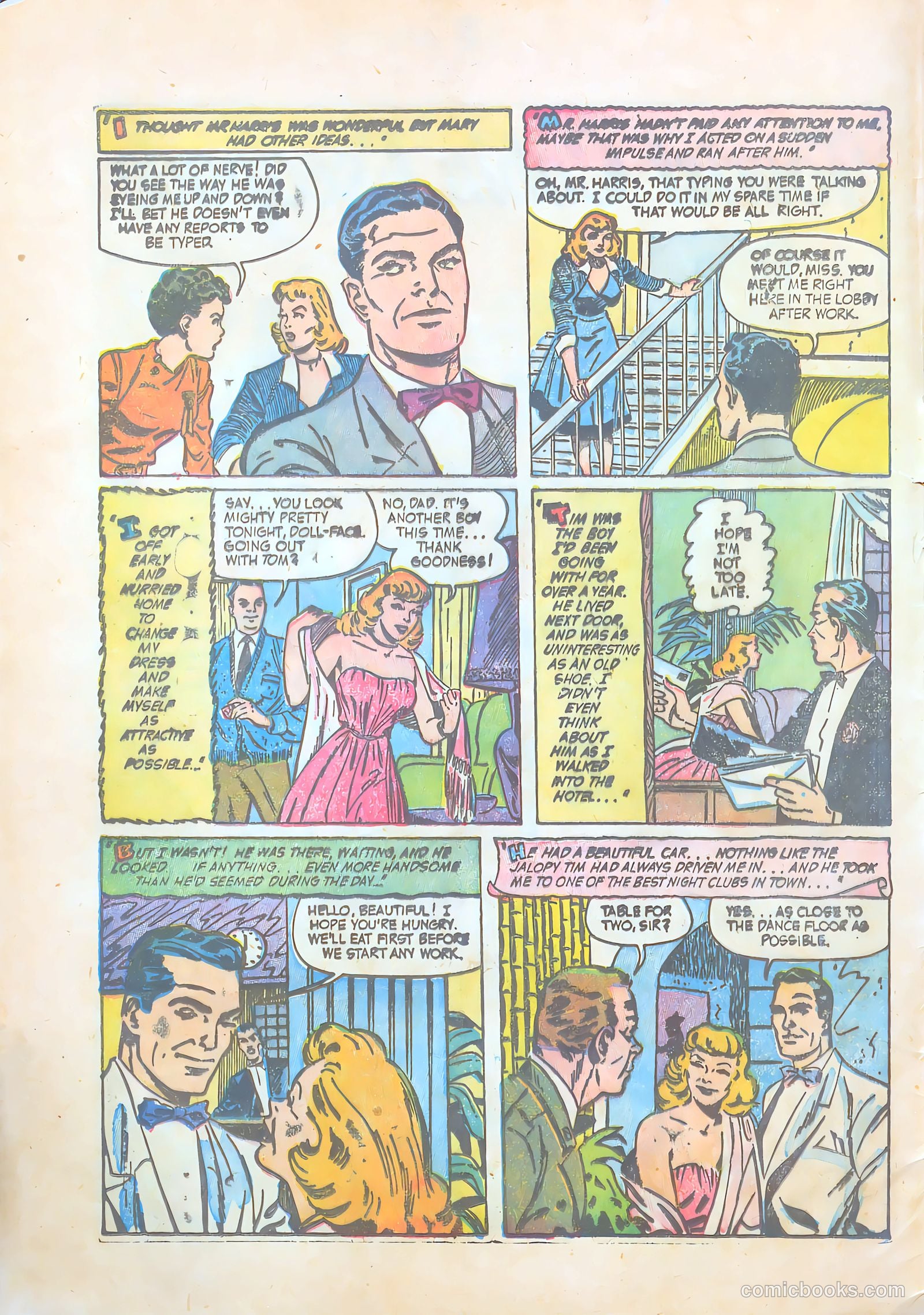 Teen-Age Temptations #1 (1952) — page 4 of 36