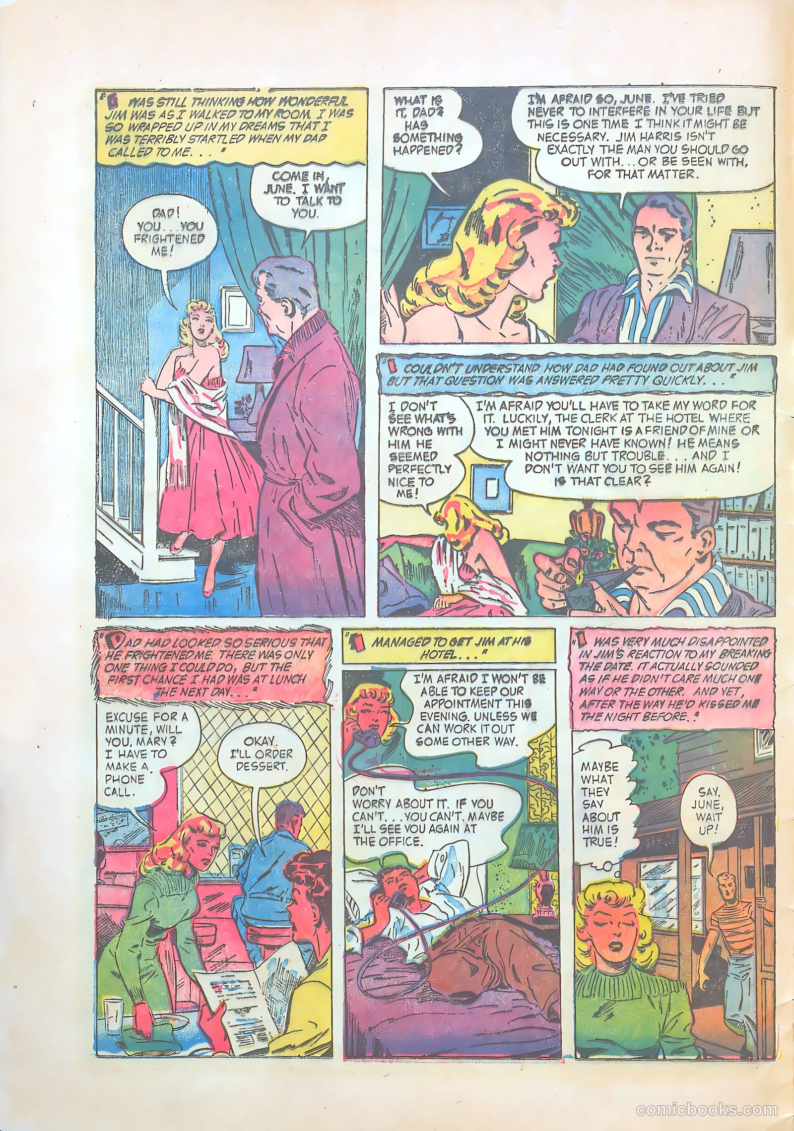 Teen-Age Temptations #1 (1952) — page 6 of 36