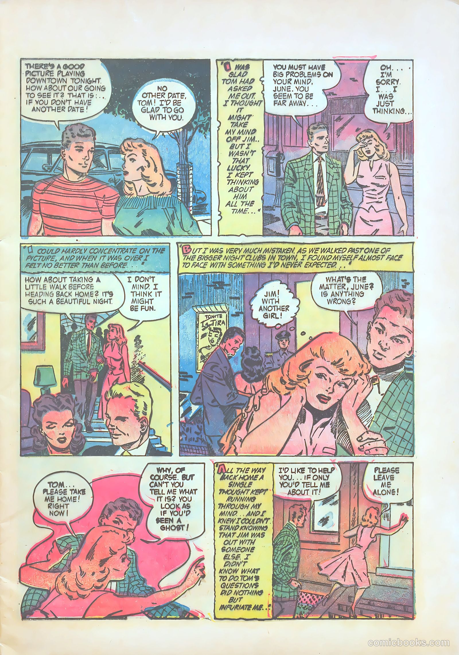Teen-Age Temptations #1 (1952) — page 7 of 36