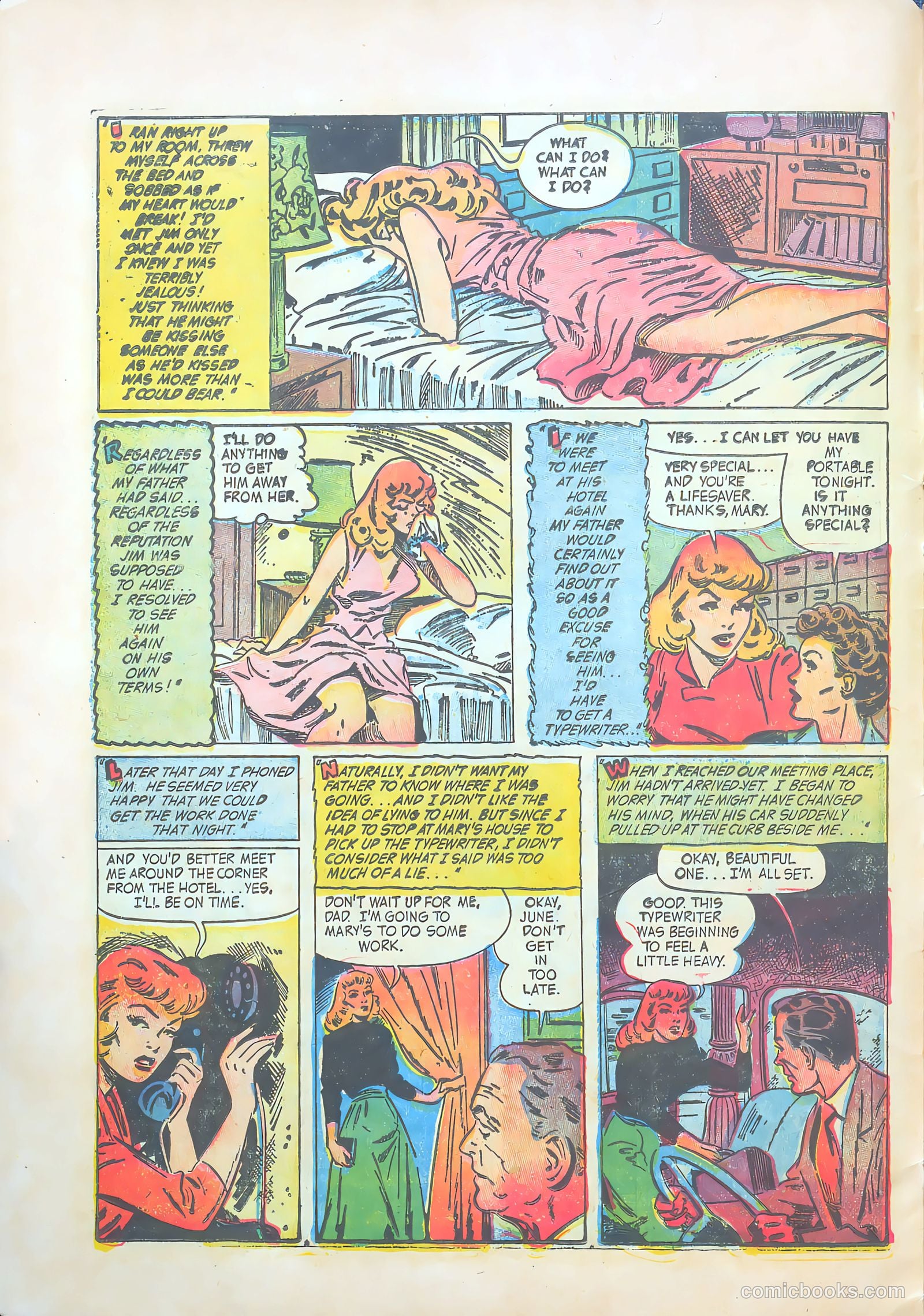 Teen-Age Temptations #1 (1952) — page 8 of 36