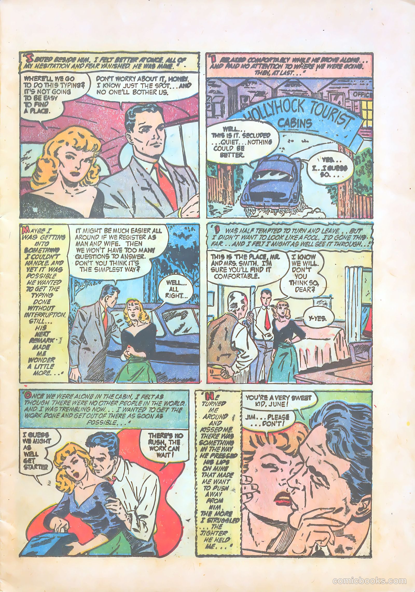 Teen-Age Temptations #1 (1952) — page 9 of 36