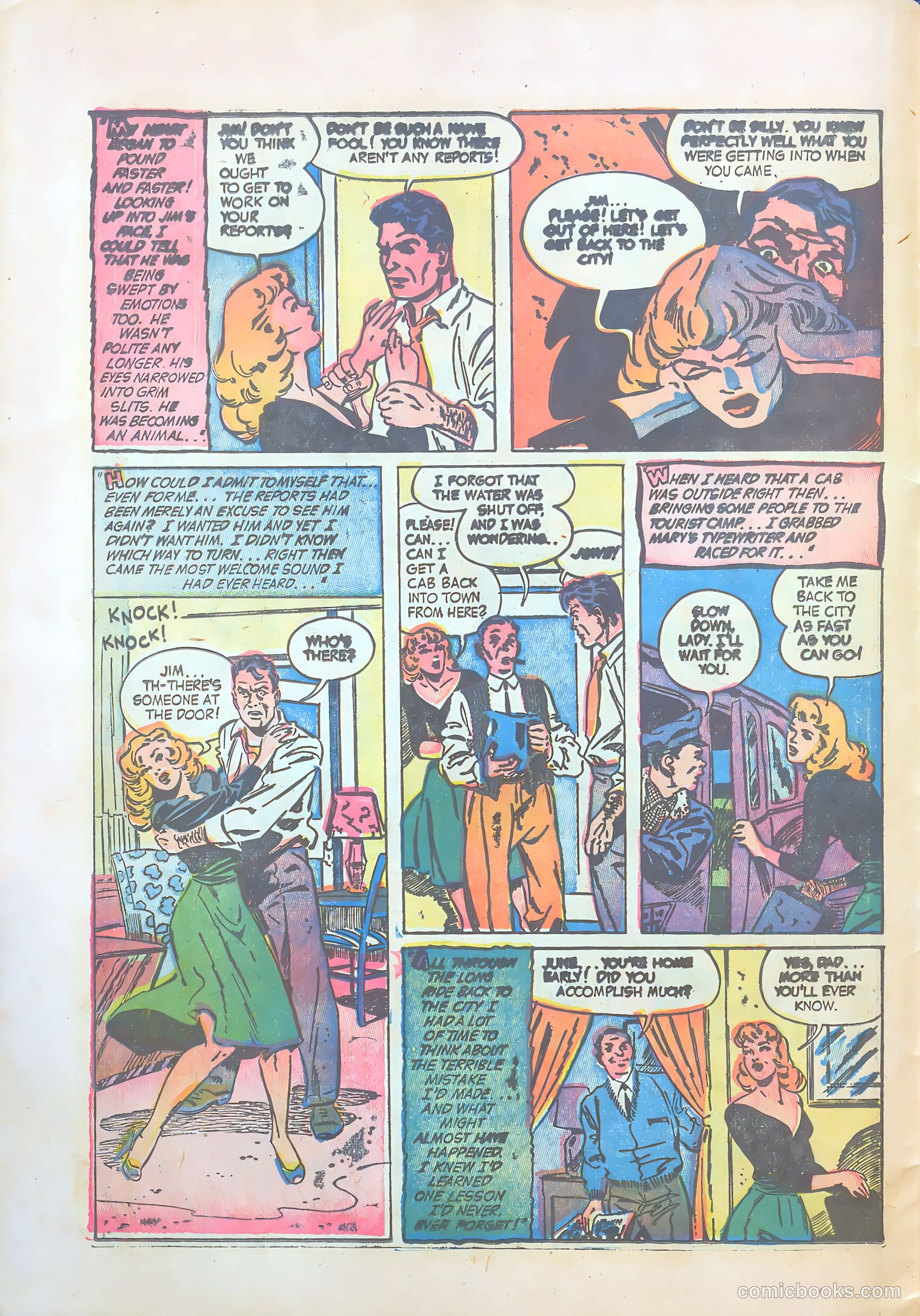 Teen-Age Temptations #1 (1952) — page 10 of 36