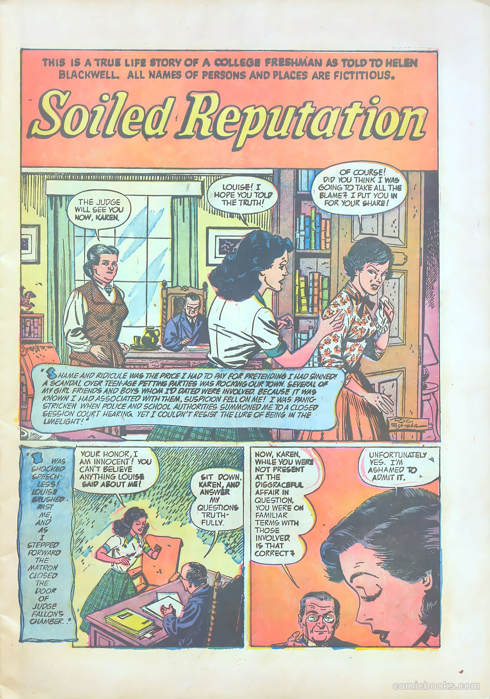 Teen-Age Temptations #1 (1952) — page 11 of 36