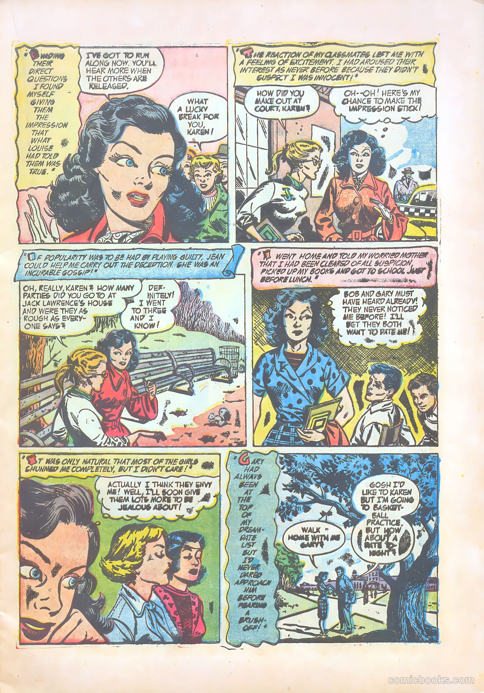 Teen-Age Temptations #1 (1952) — page 13 of 36