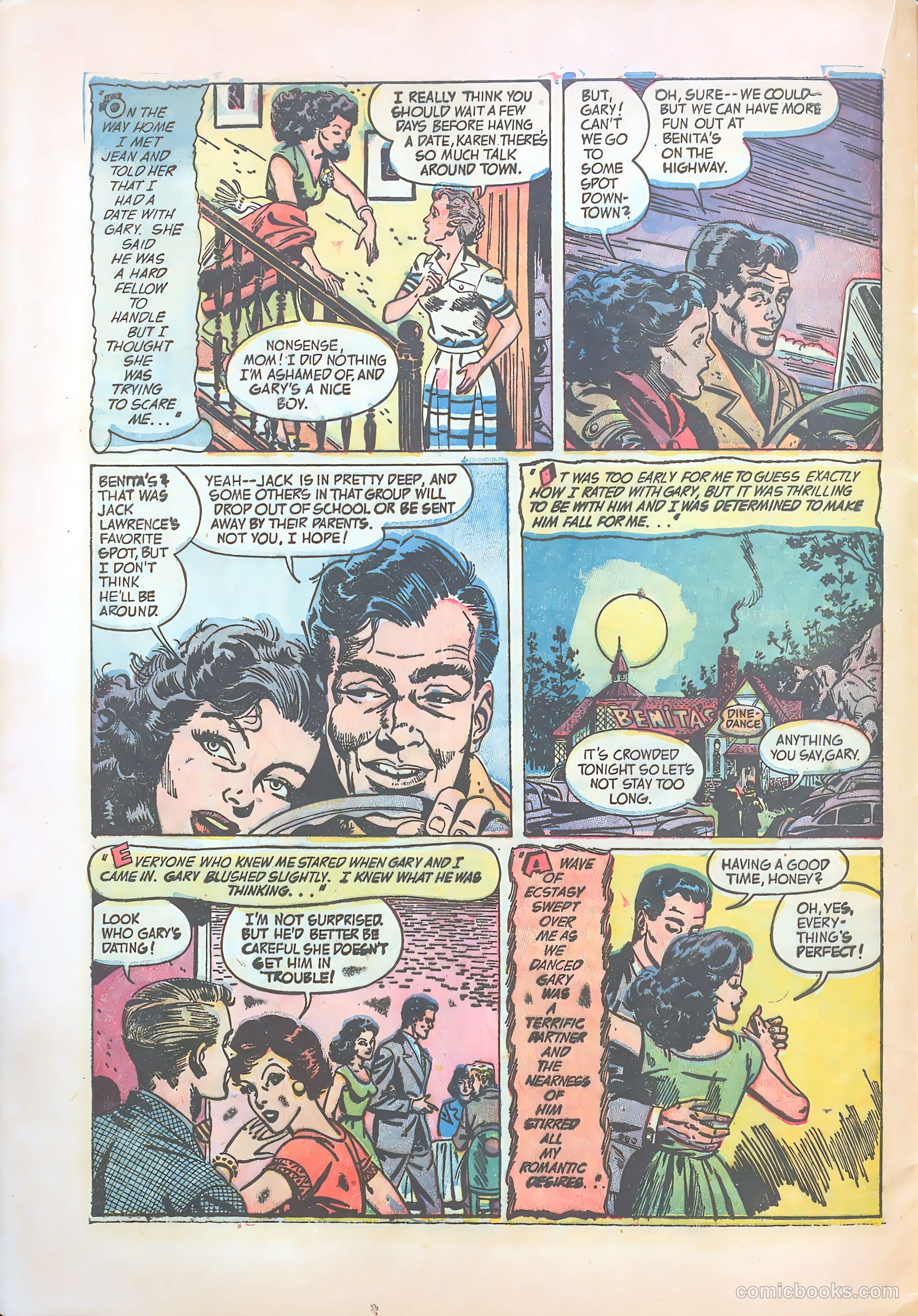 Teen-Age Temptations #1 (1952) — page 14 of 36