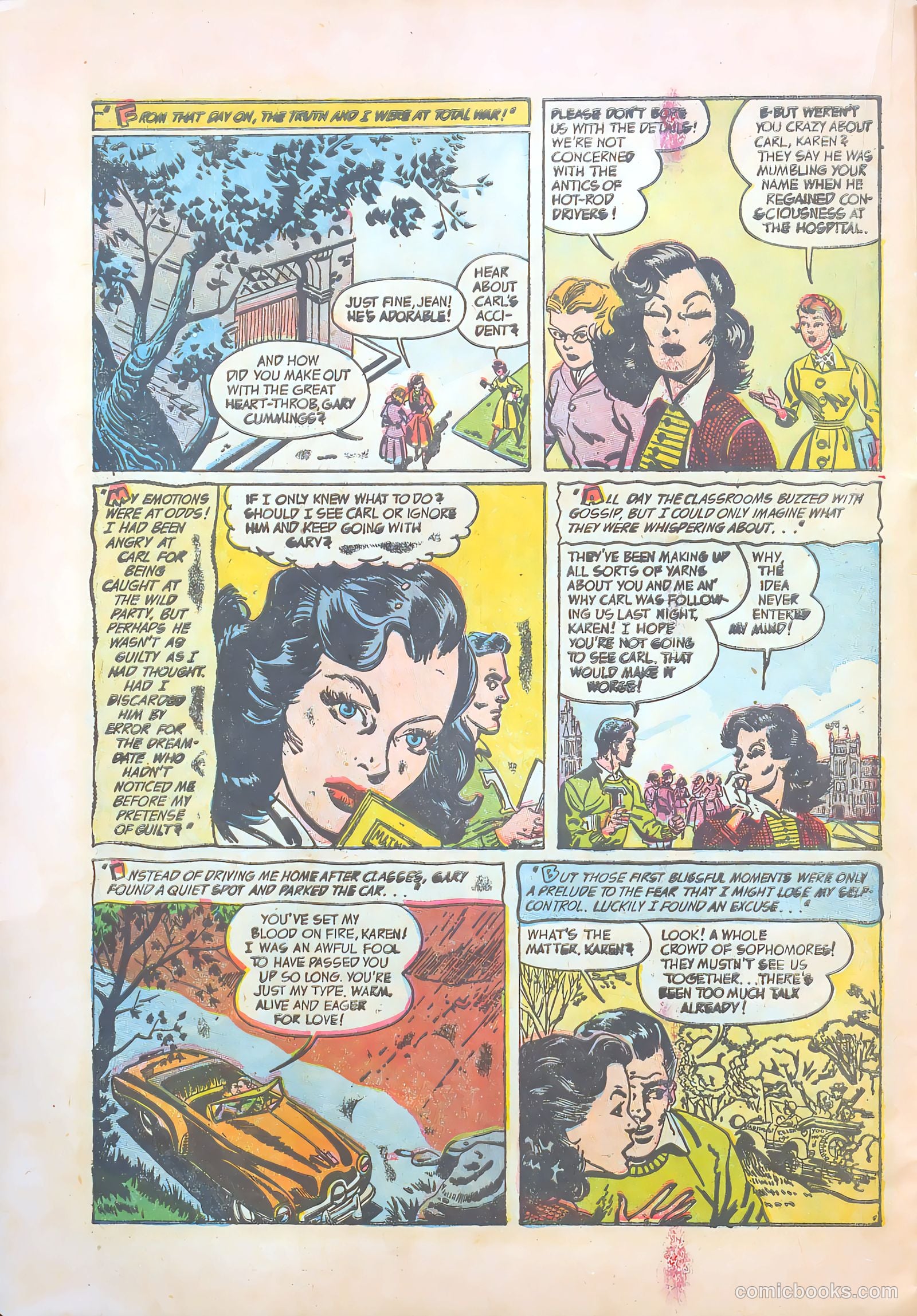 Teen-Age Temptations #1 (1952) — page 16 of 36