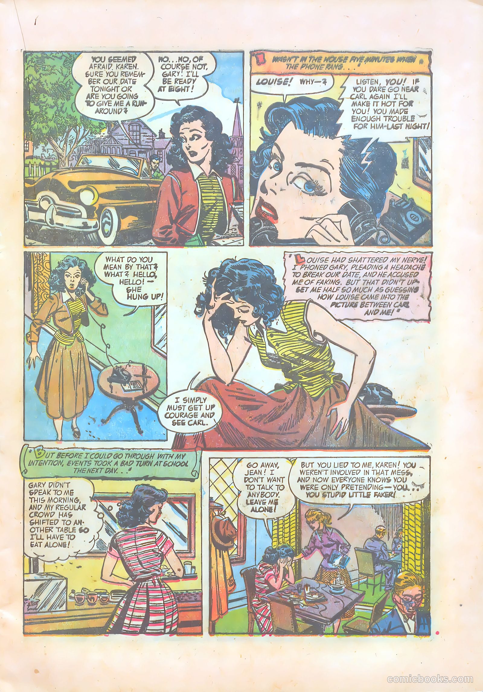 Teen-Age Temptations #1 (1952) — page 17 of 36