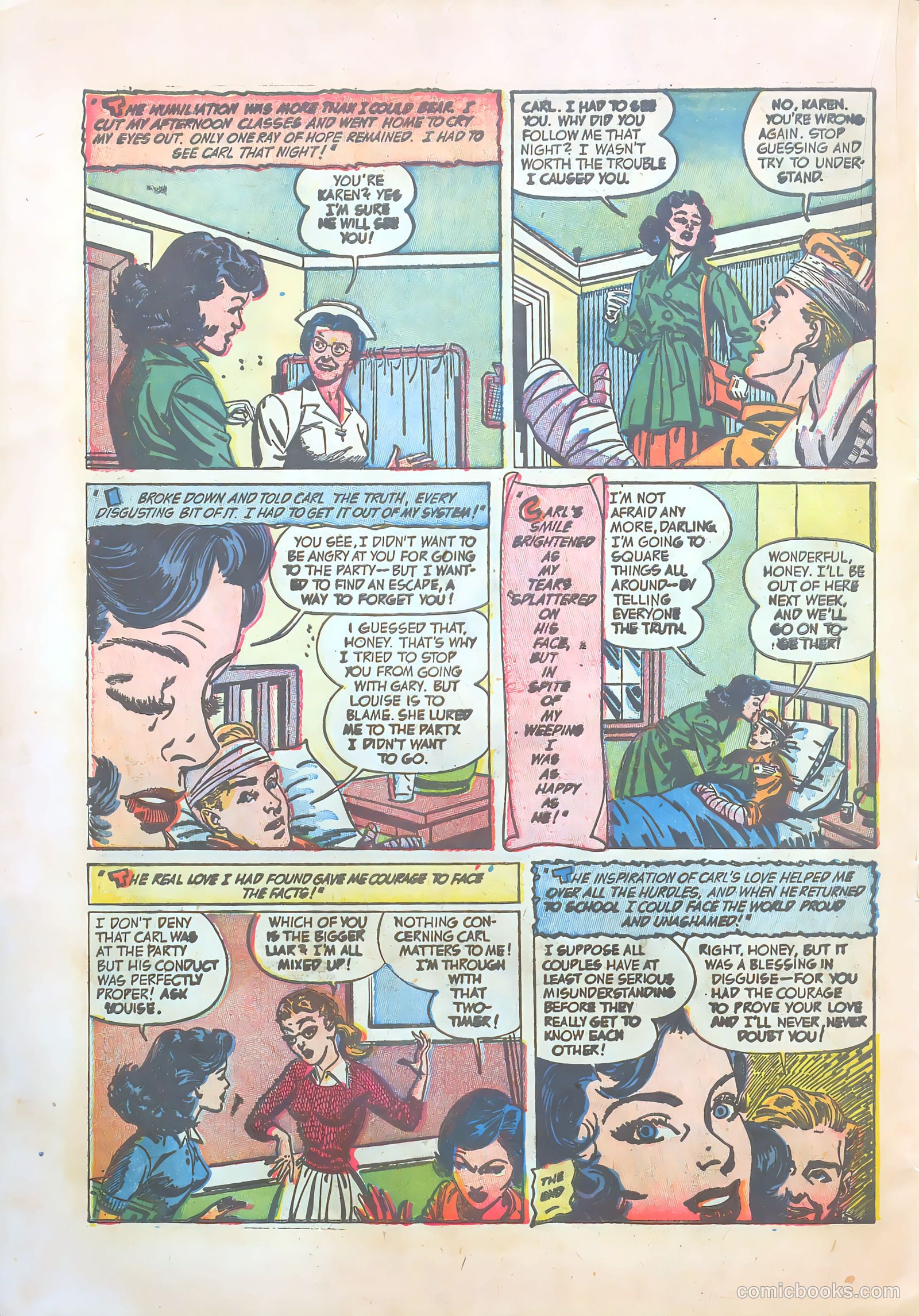 Teen-Age Temptations #1 (1952) — page 18 of 36