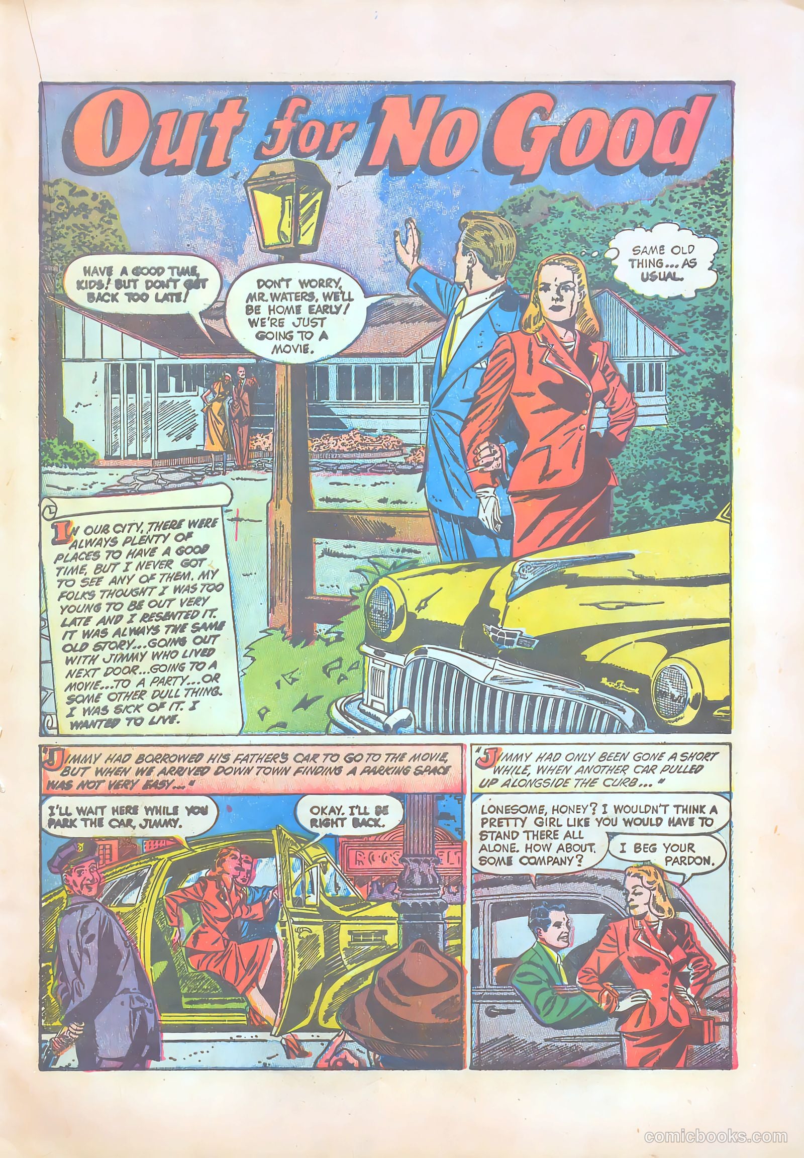Teen-Age Temptations #1 (1952) — page 19 of 36