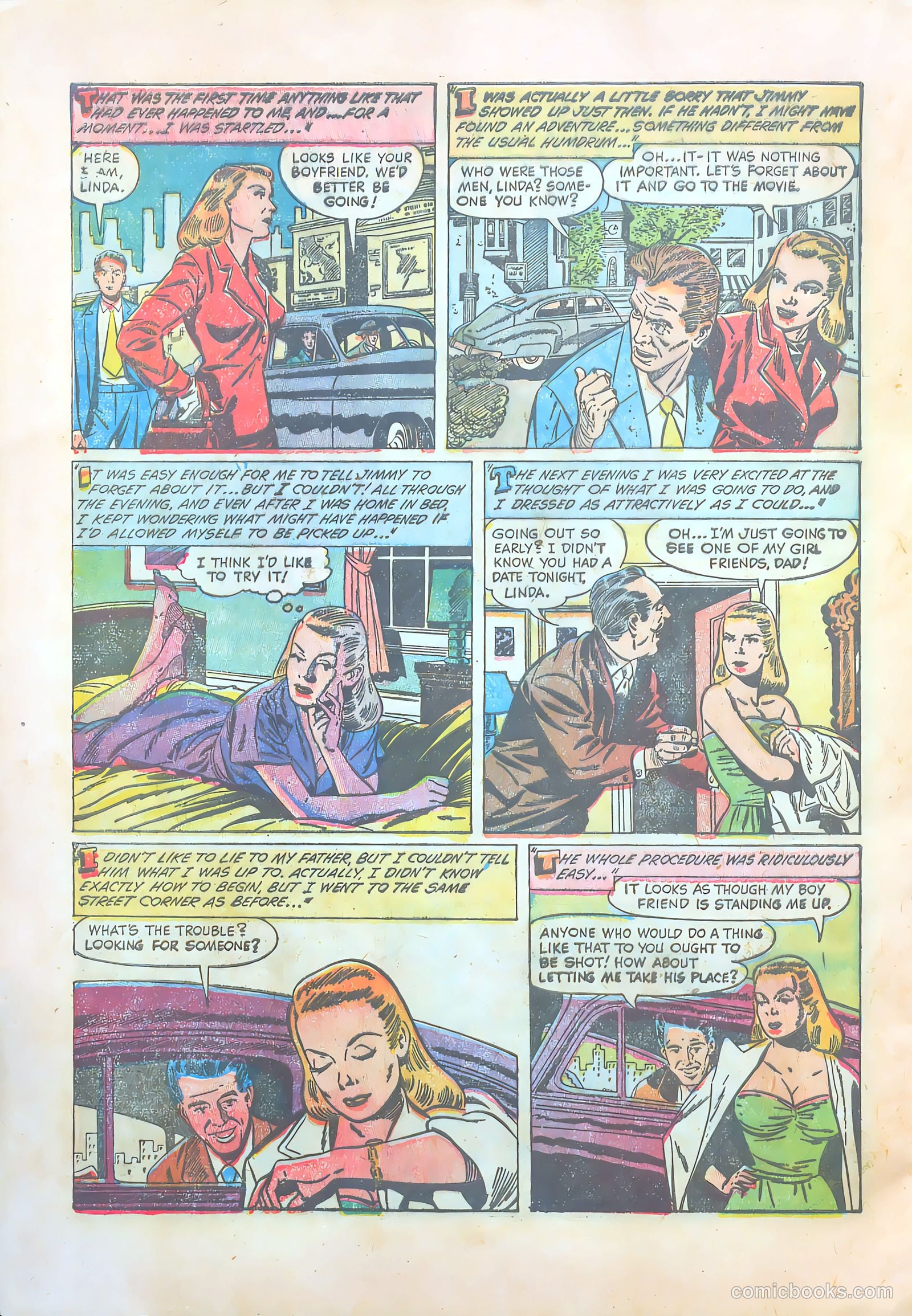 Teen-Age Temptations #1 (1952) — page 20 of 36