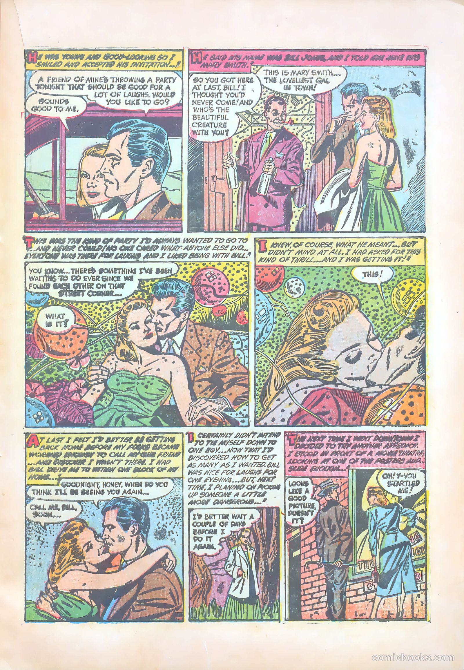 Teen-Age Temptations #1 (1952) — page 21 of 36