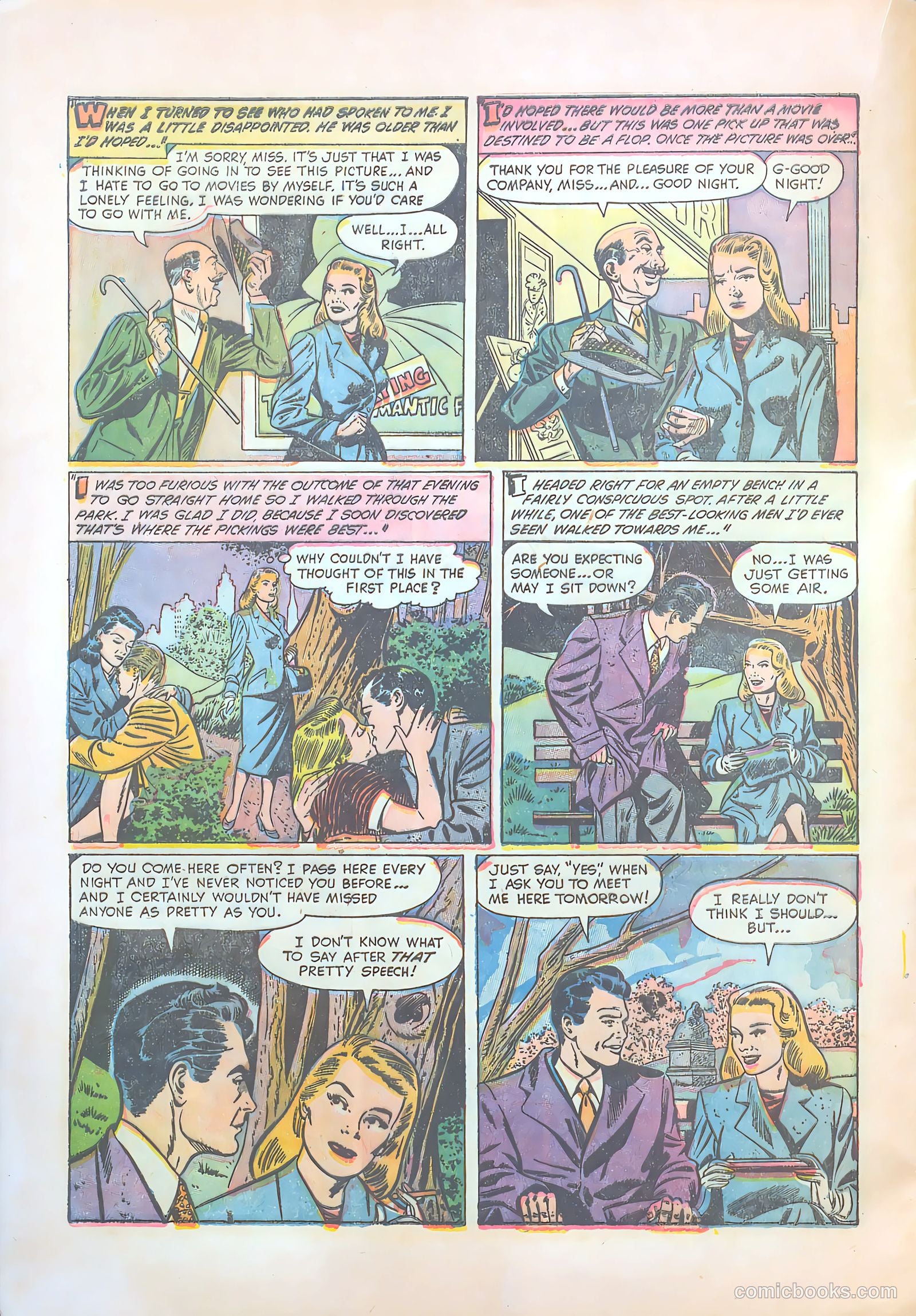 Teen-Age Temptations #1 (1952) — page 22 of 36