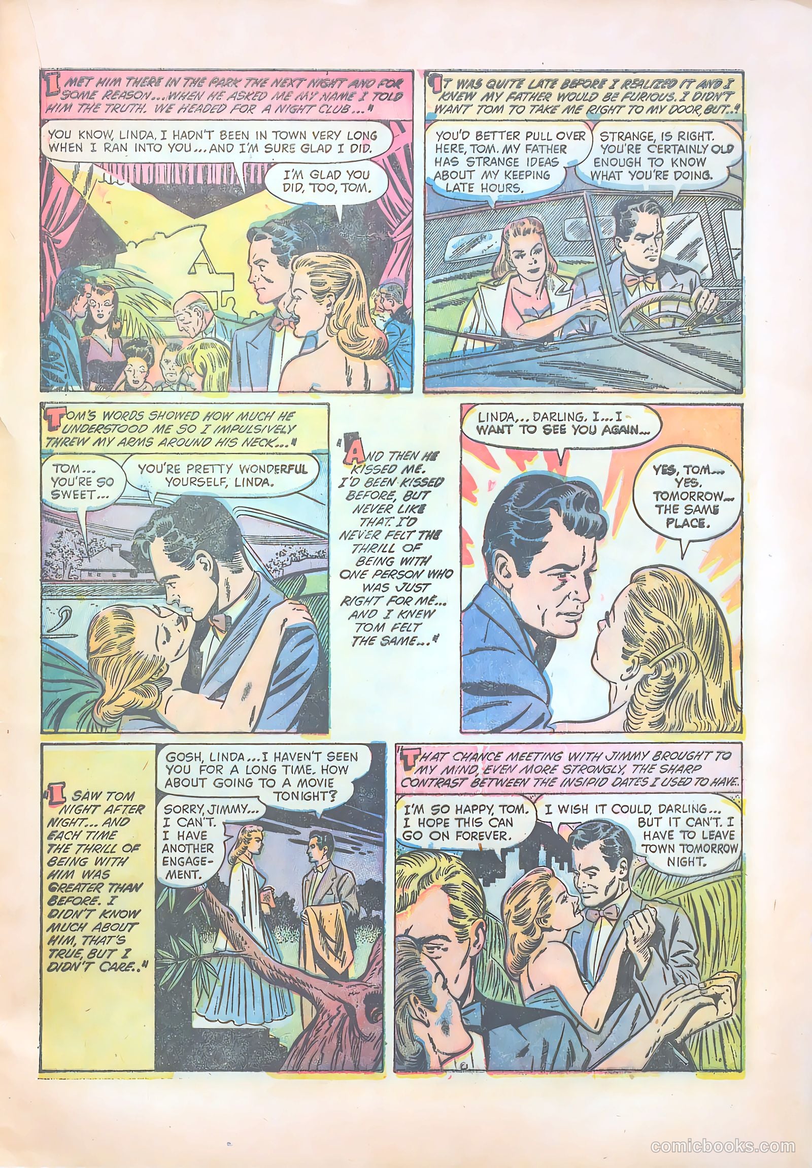 Teen-Age Temptations #1 (1952) — page 23 of 36