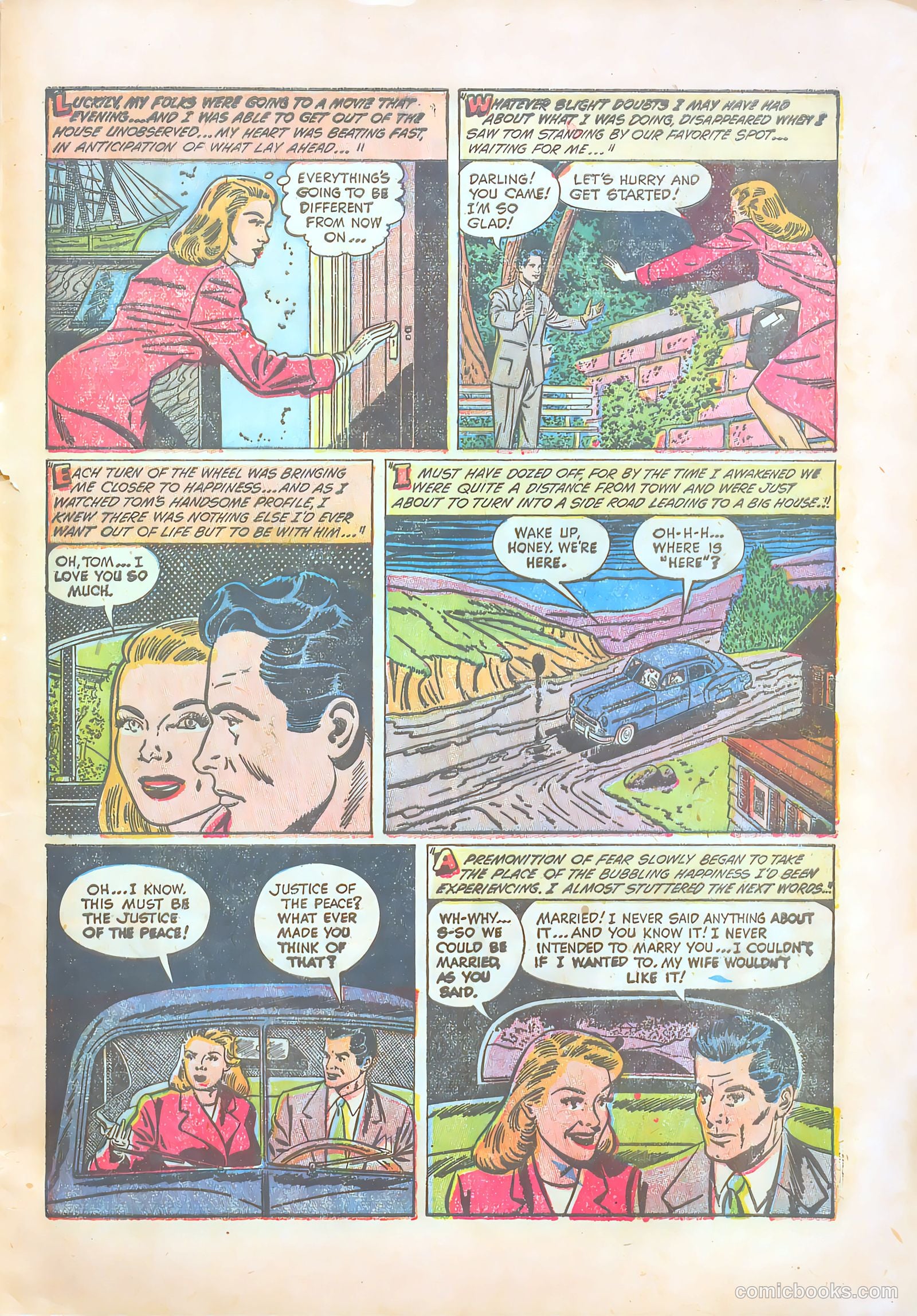 Teen-Age Temptations #1 (1952) — page 25 of 36
