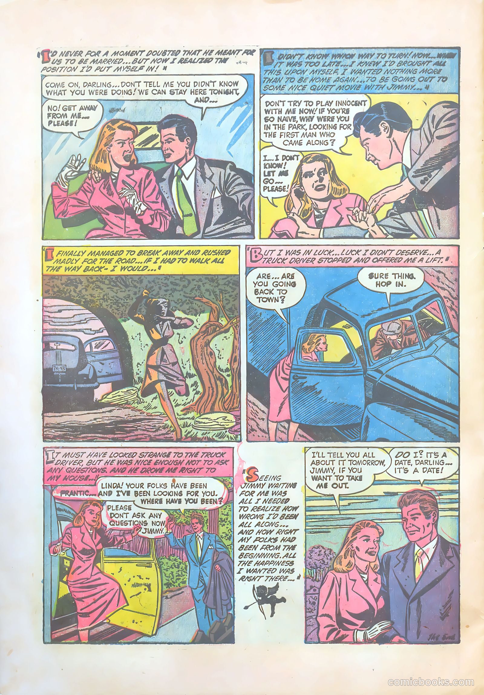 Teen-Age Temptations #1 (1952) — page 26 of 36