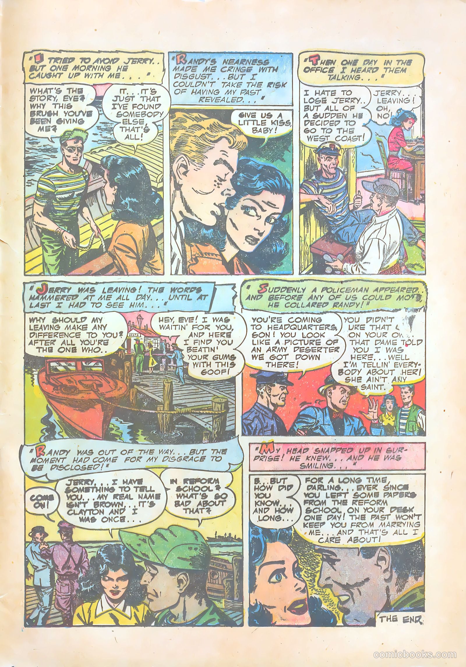 Teen-Age Temptations #1 (1952) — page 33 of 36