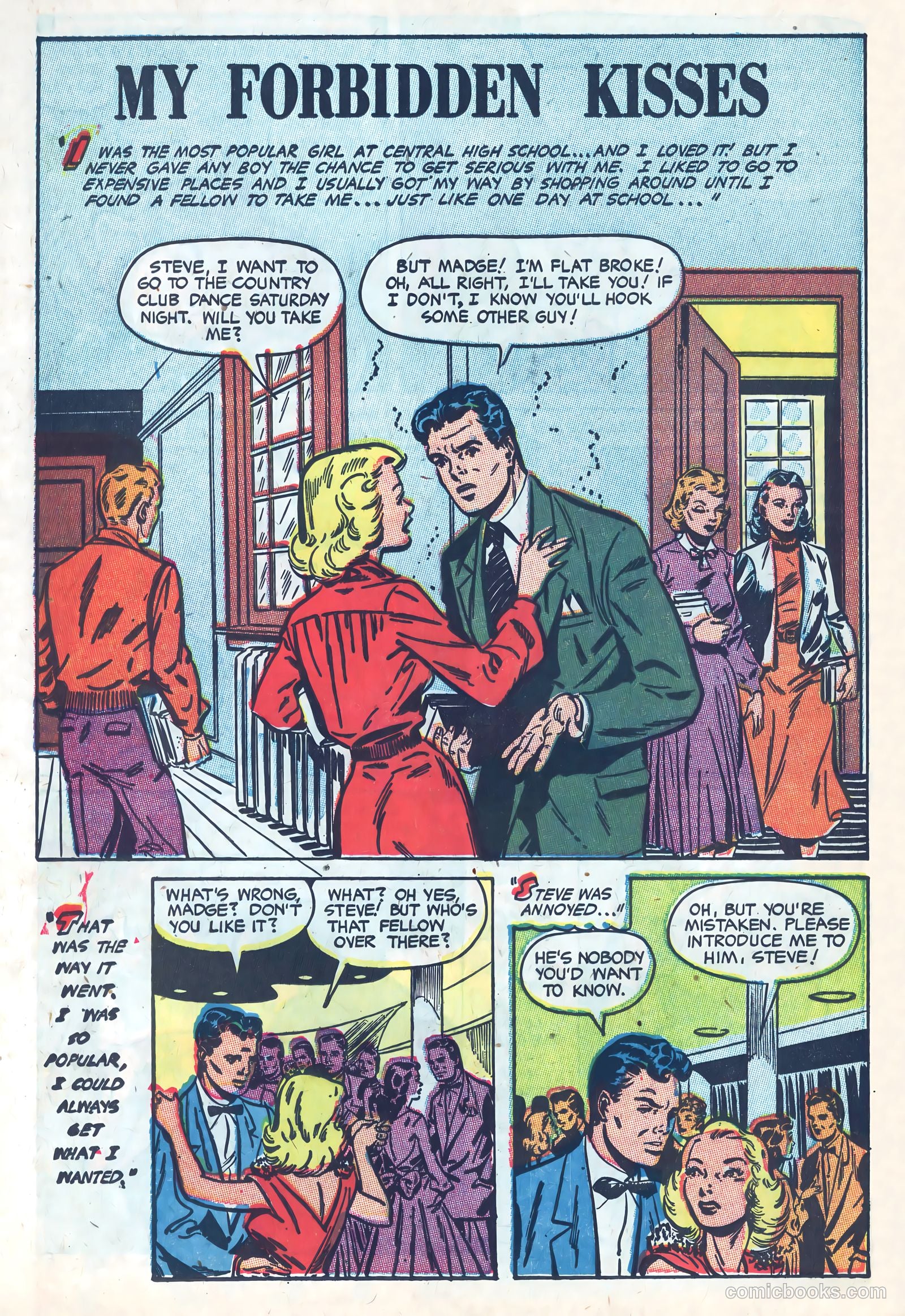 Teen-Age Temptations #2 (1953) — page 12 of 36