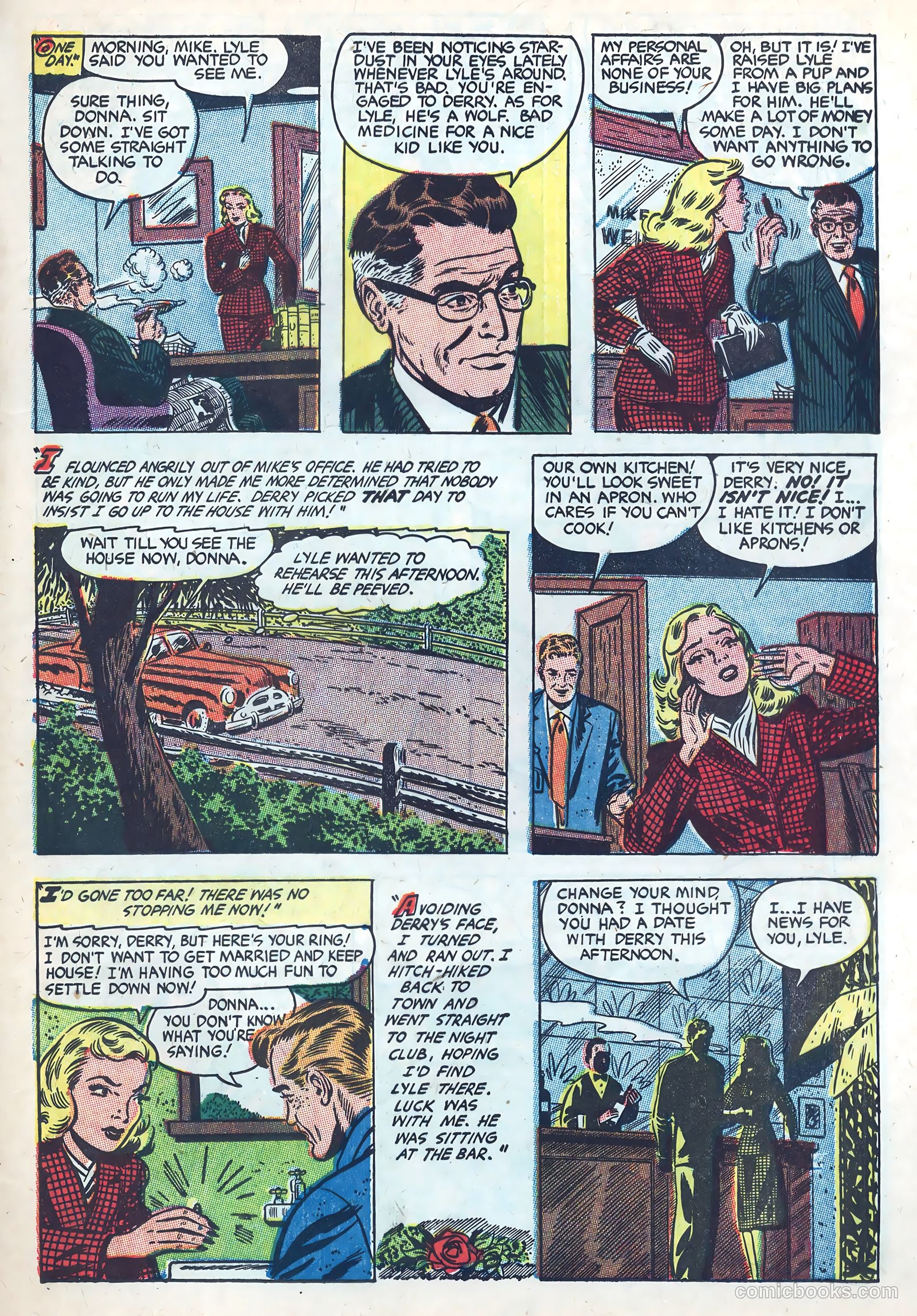 Teen-Age Temptations #2 (1953) — page 25 of 36