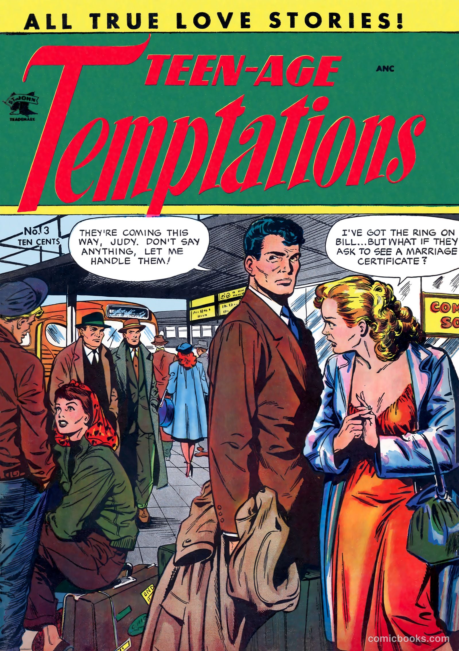 Teen-Age Temptations #3 cover
