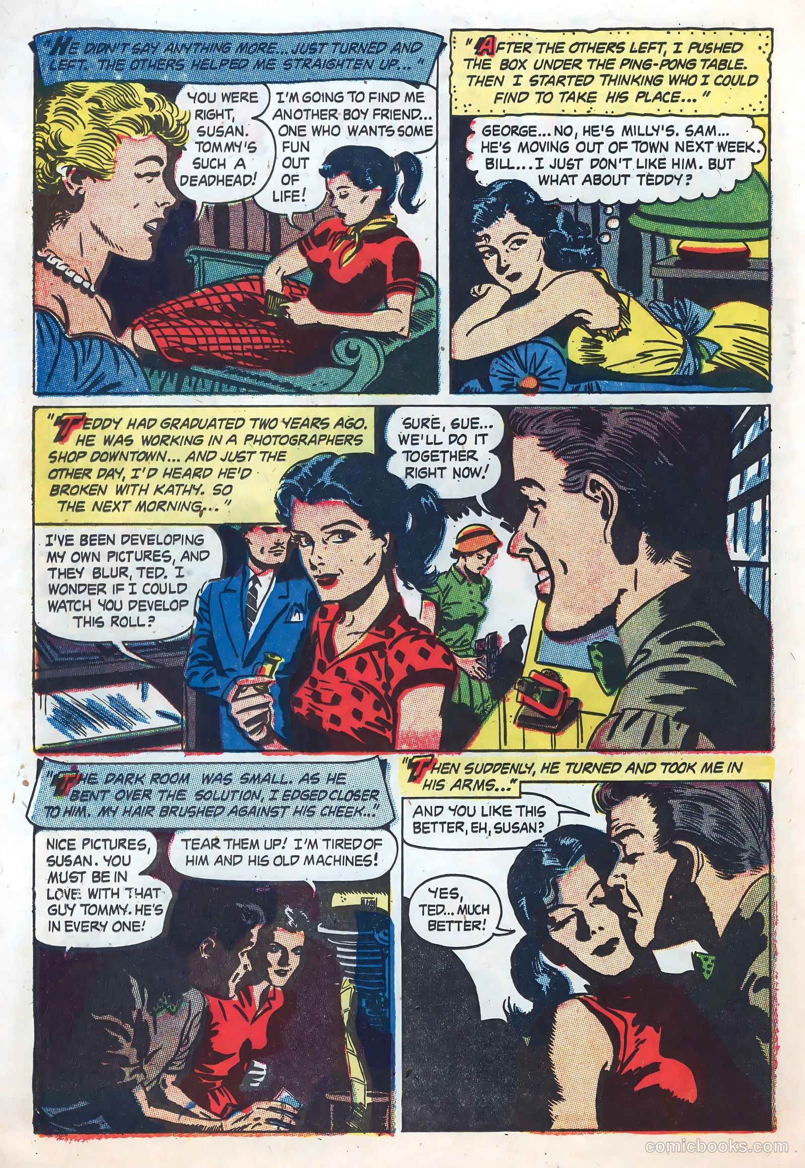 Teen-Age Temptations #3 (1953) — page 12 of 36