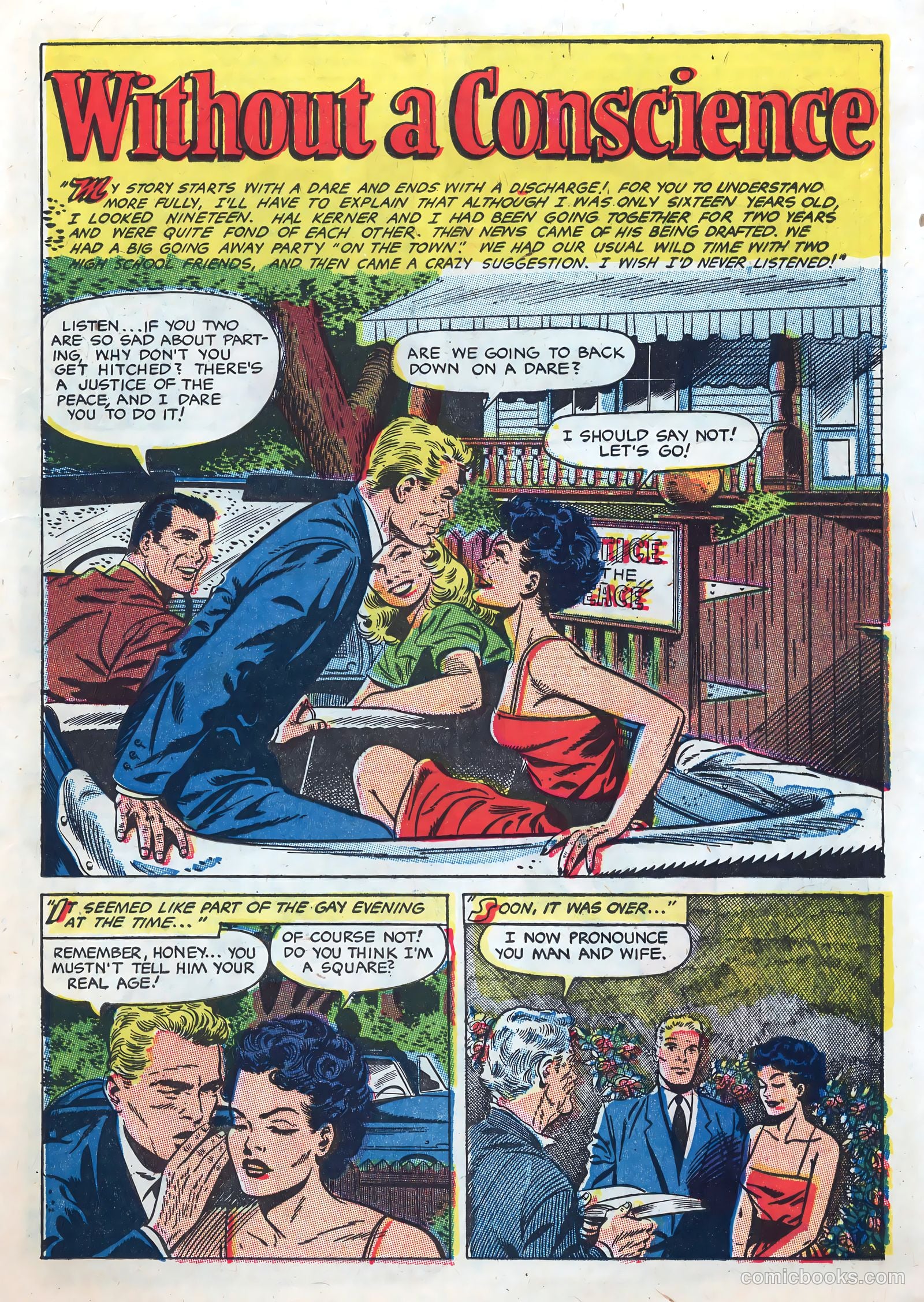 Teen-Age Temptations #3 (1953) — page 17 of 36