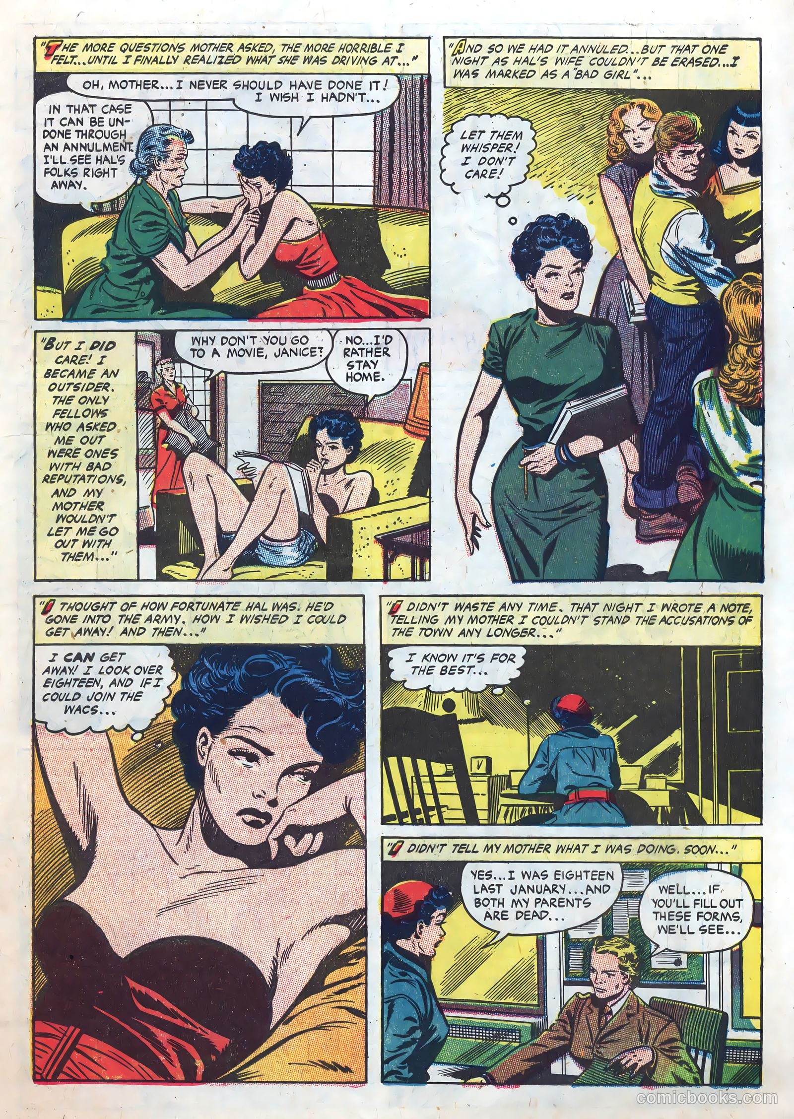 Teen-Age Temptations #3 (1953) — page 19 of 36