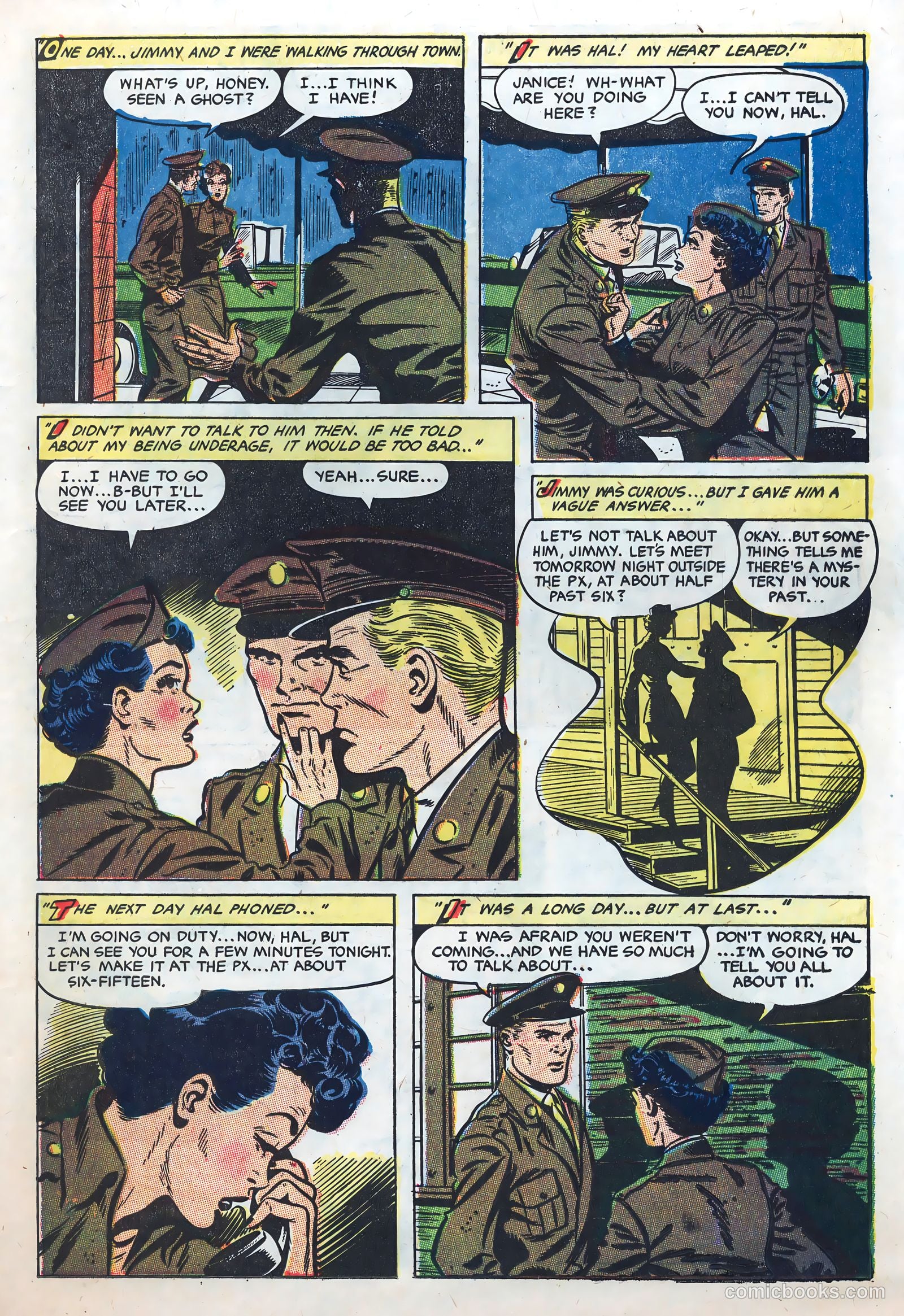 Teen-Age Temptations #3 (1953) — page 21 of 36
