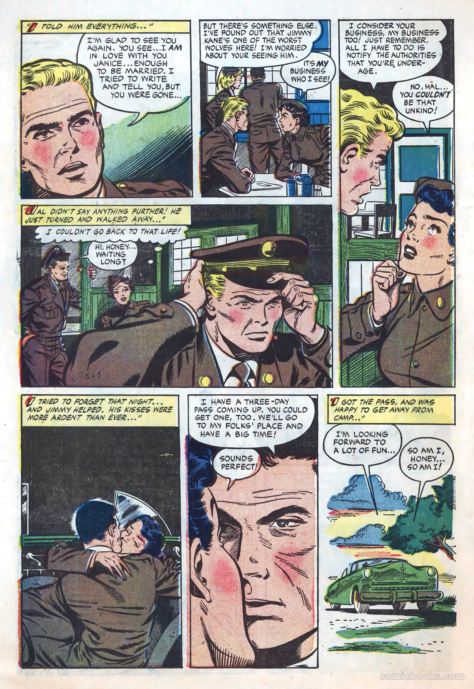 Teen-Age Temptations #3 (1953) — page 22 of 36