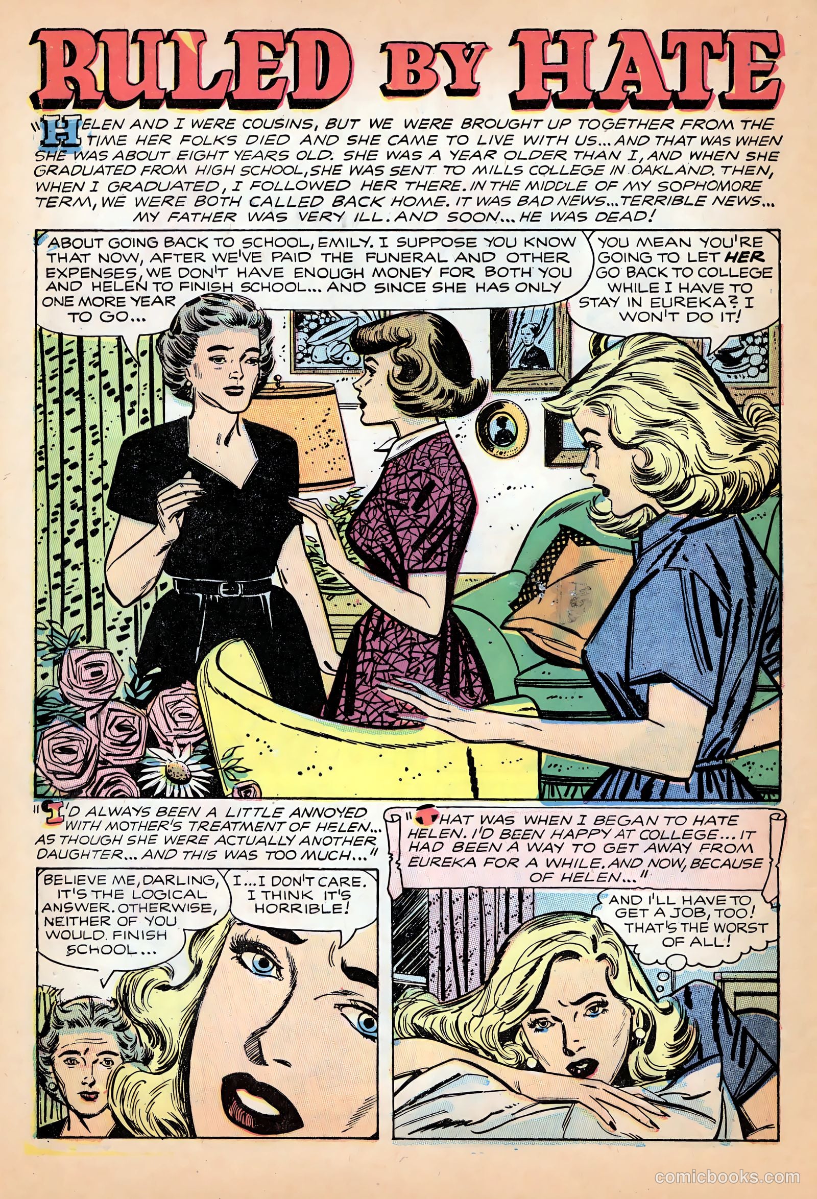 Teen-Age Temptations #4 (1953) — page 6 of 36