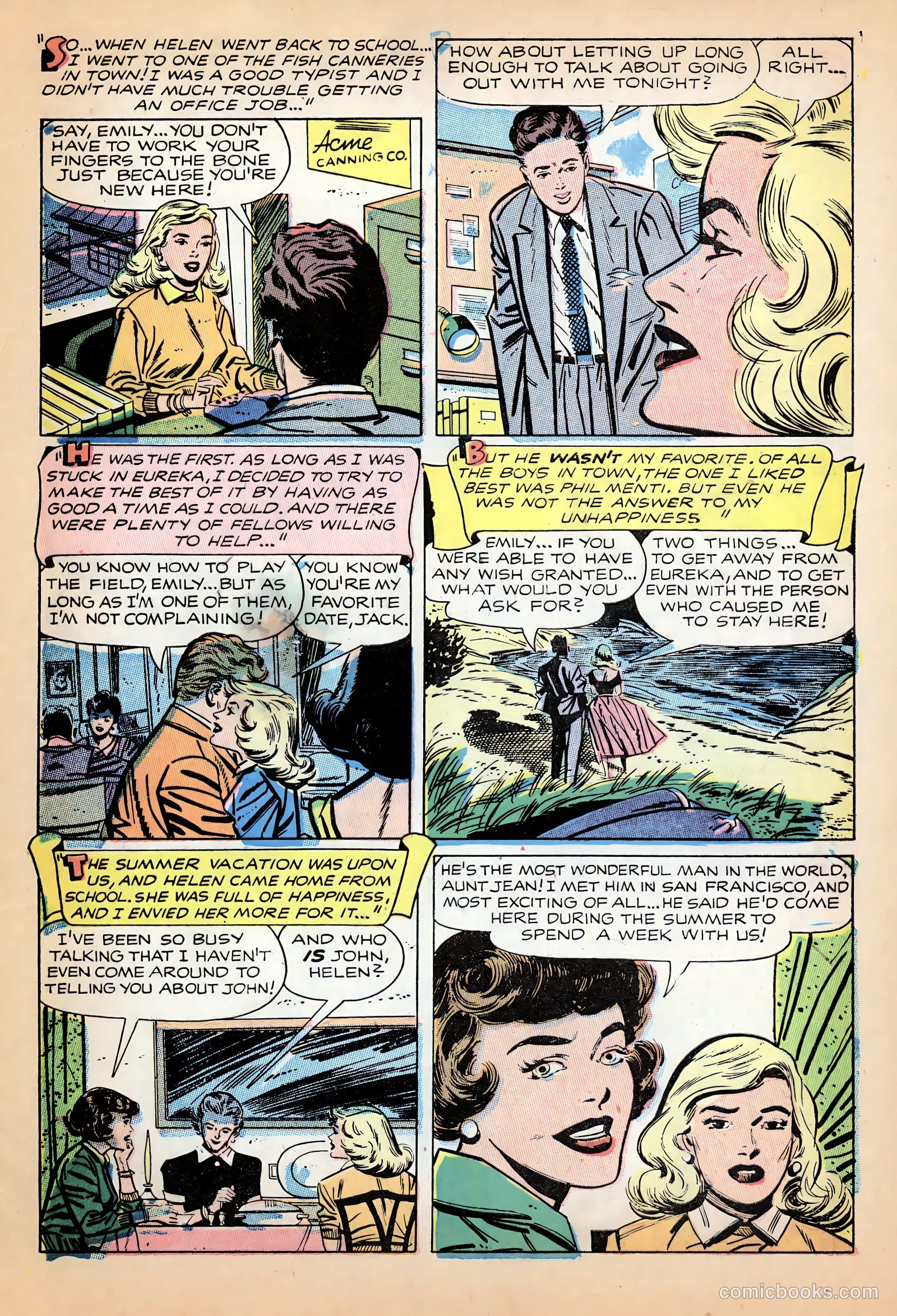 Teen-Age Temptations #4 (1953) — page 7 of 36