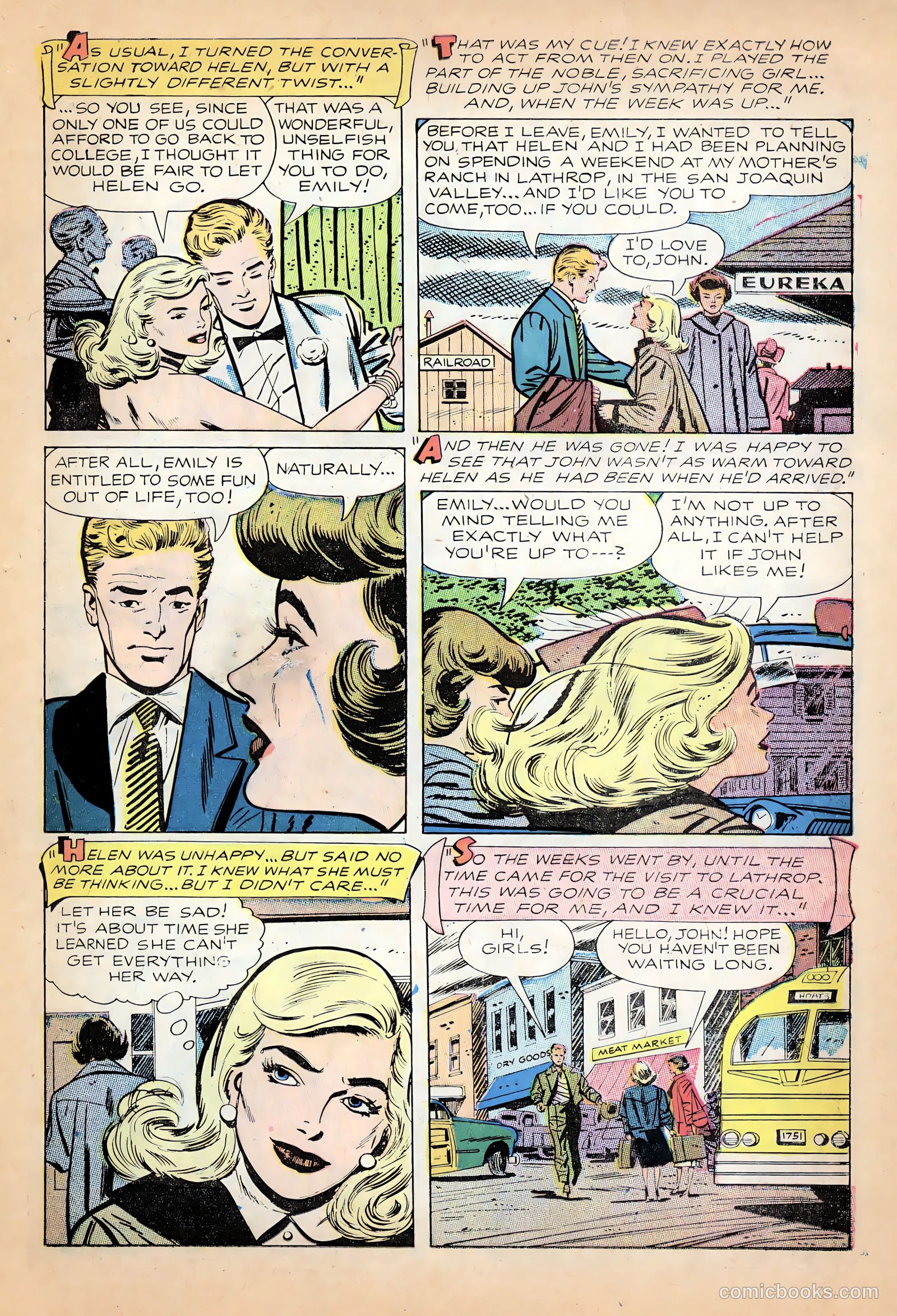 Teen-Age Temptations #4 (1953) — page 9 of 36