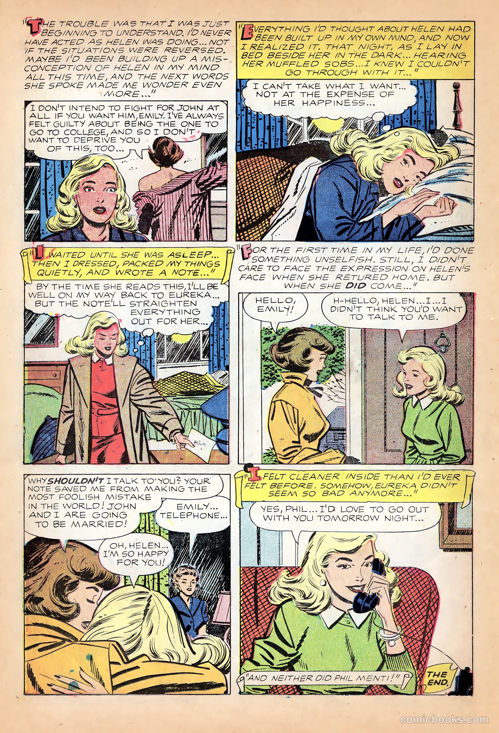 Teen-Age Temptations #4 (1953) — page 12 of 36