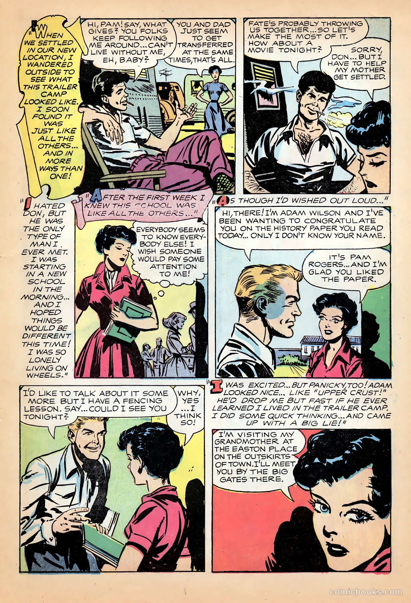 Teen-Age Temptations #4 (1953) — page 15 of 36