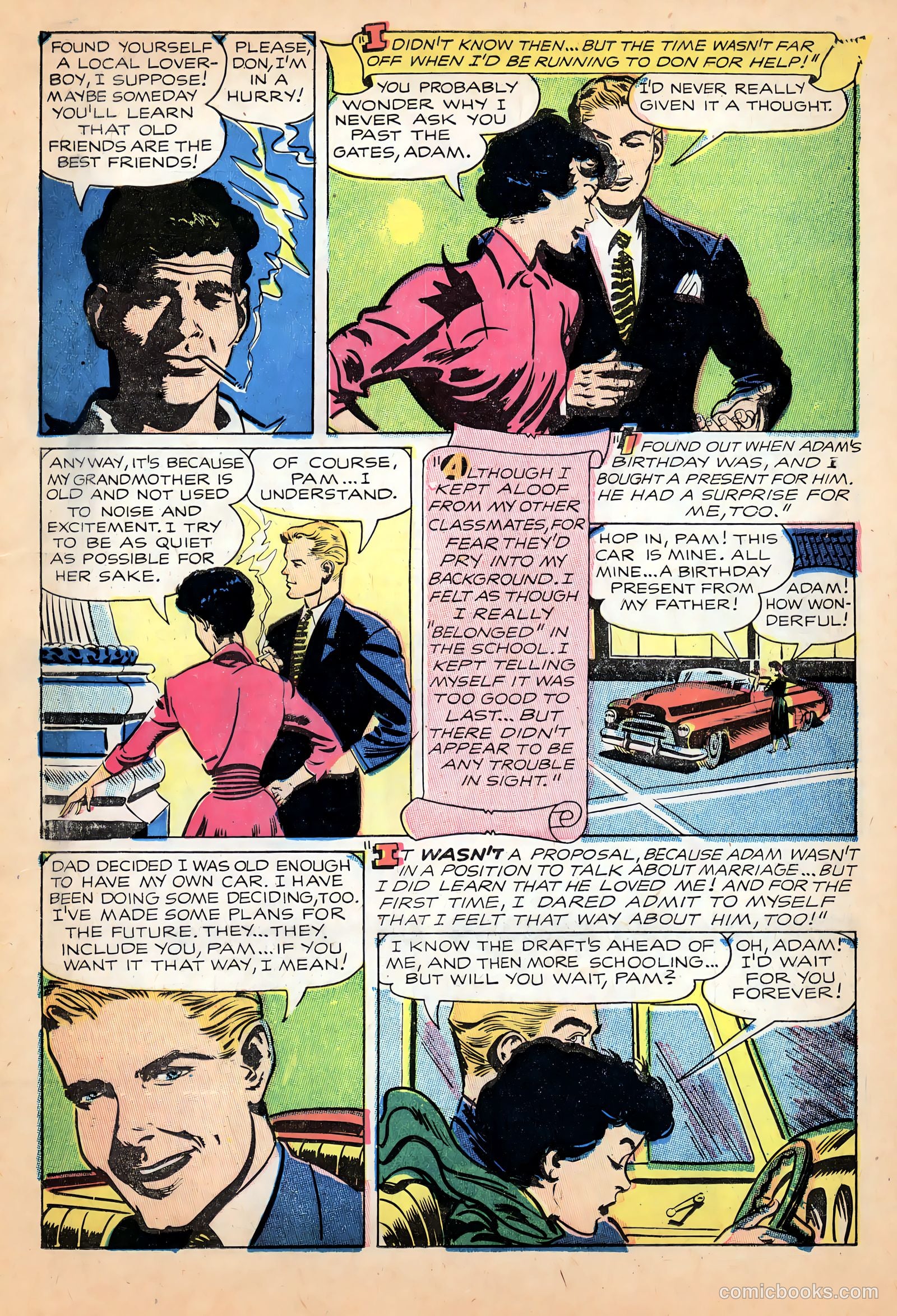 Teen-Age Temptations #4 (1953) — page 17 of 36