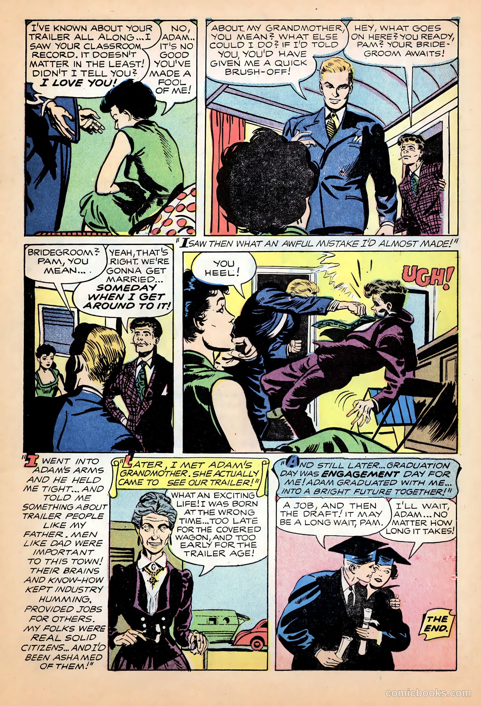 Teen-Age Temptations #4 (1953) — page 19 of 36