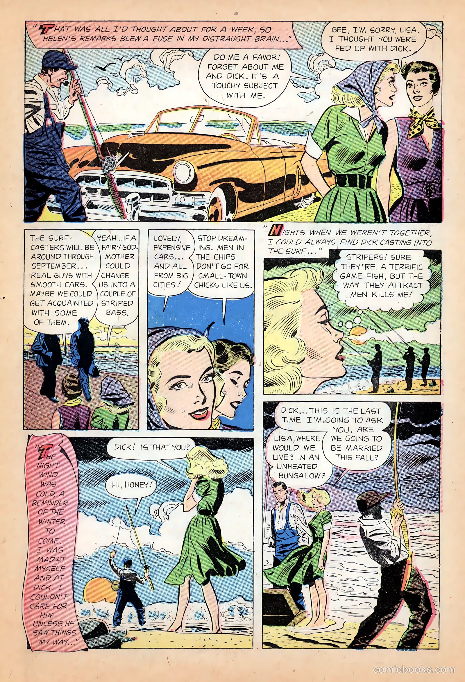 Teen-Age Temptations #4 (1953) — page 21 of 36