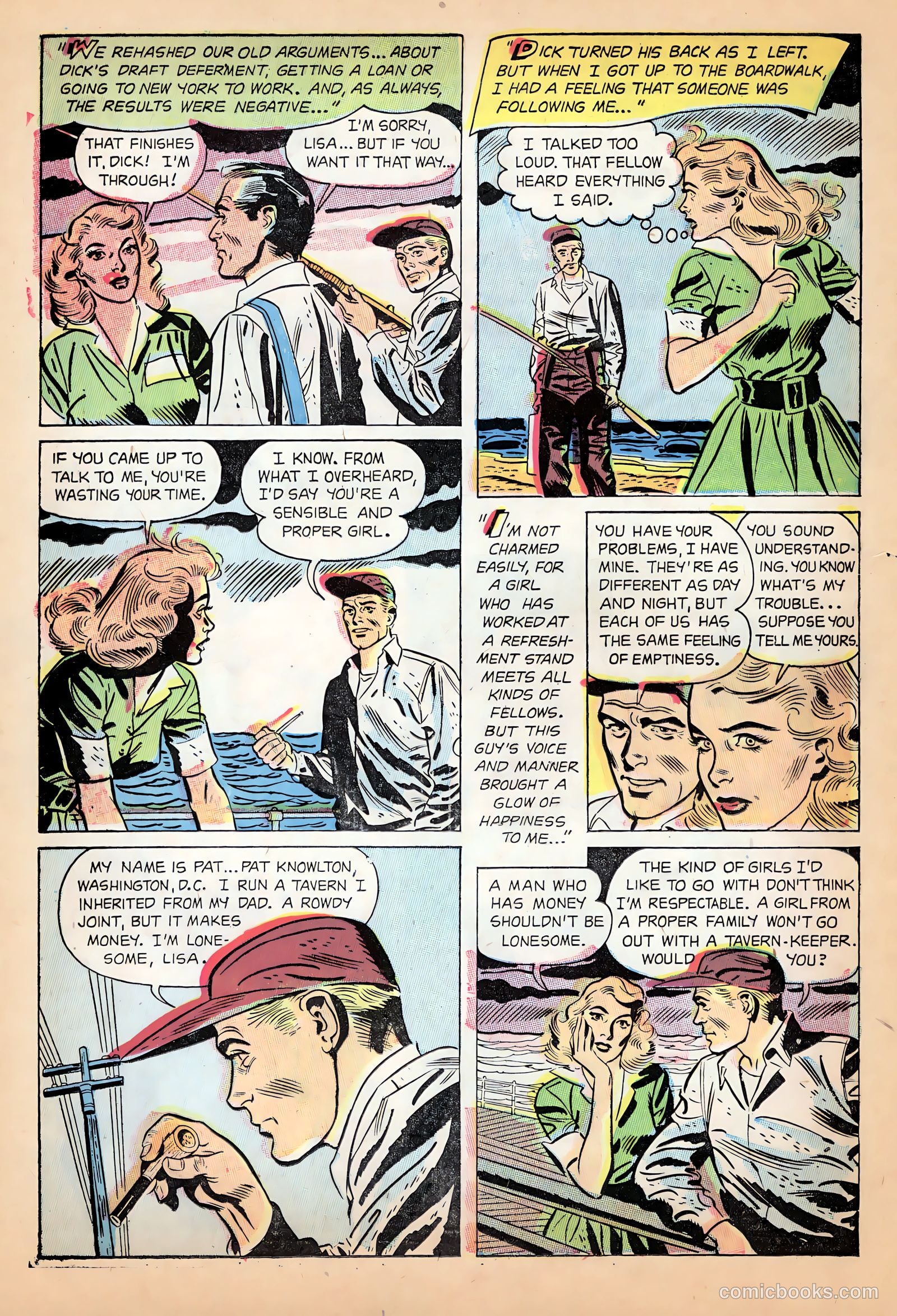 Teen-Age Temptations #4 (1953) — page 22 of 36