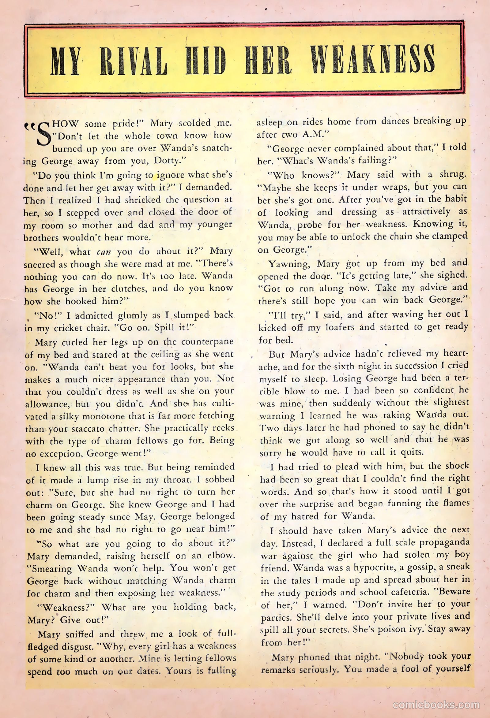 Teen-Age Temptations #4 (1953) — page 25 of 36