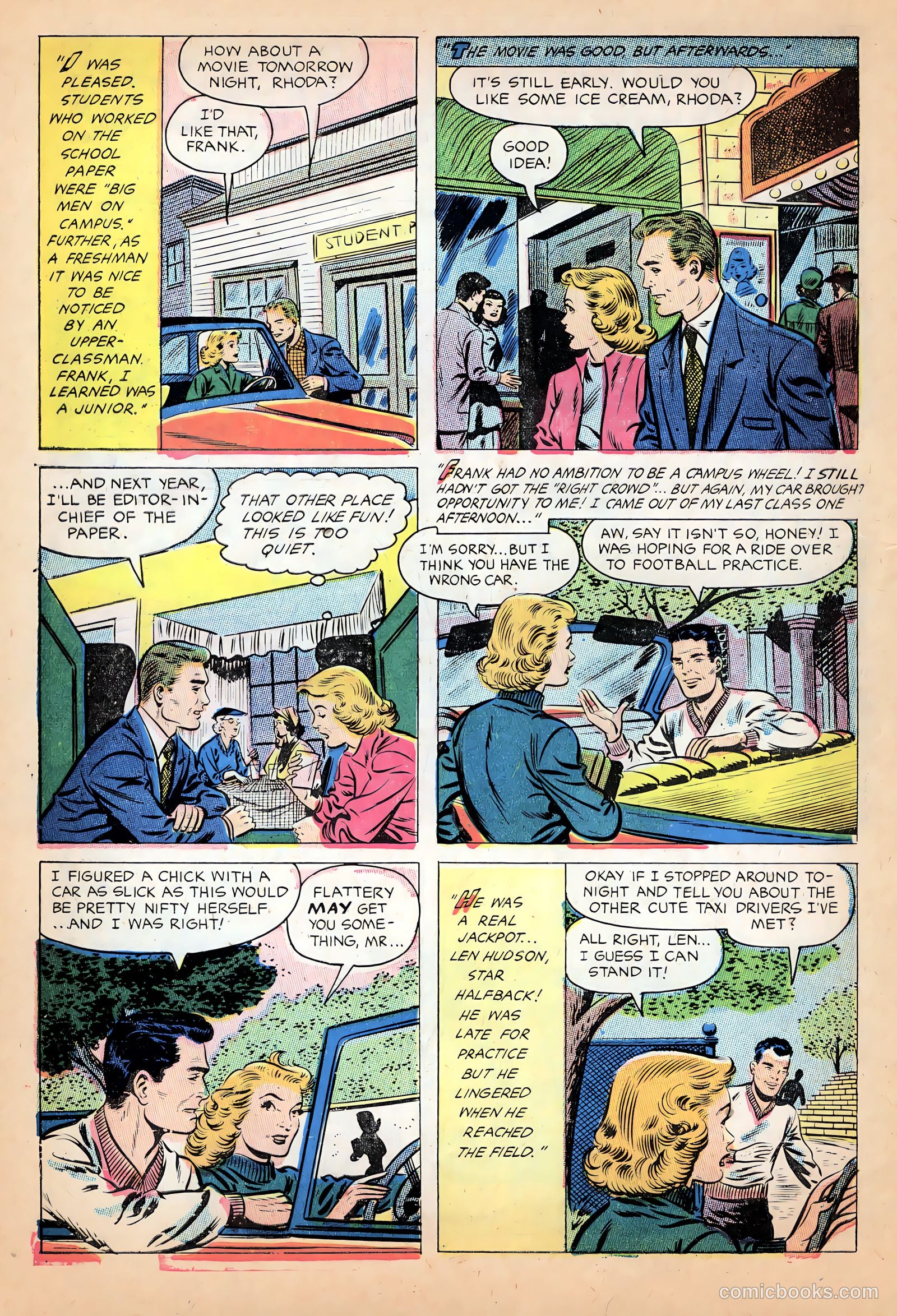 Teen-Age Temptations #4 (1953) — page 28 of 36