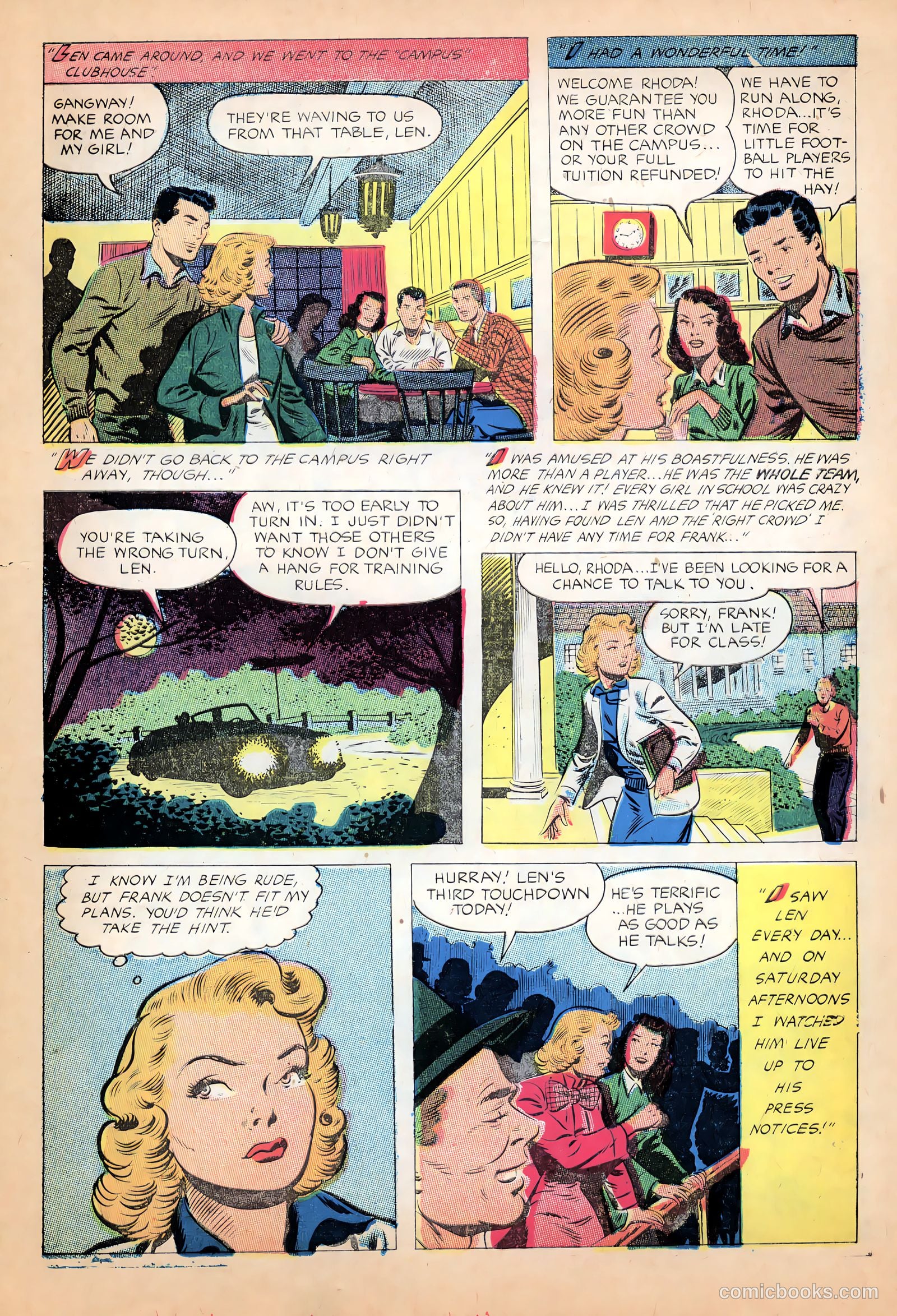 Teen-Age Temptations #4 (1953) — page 29 of 36