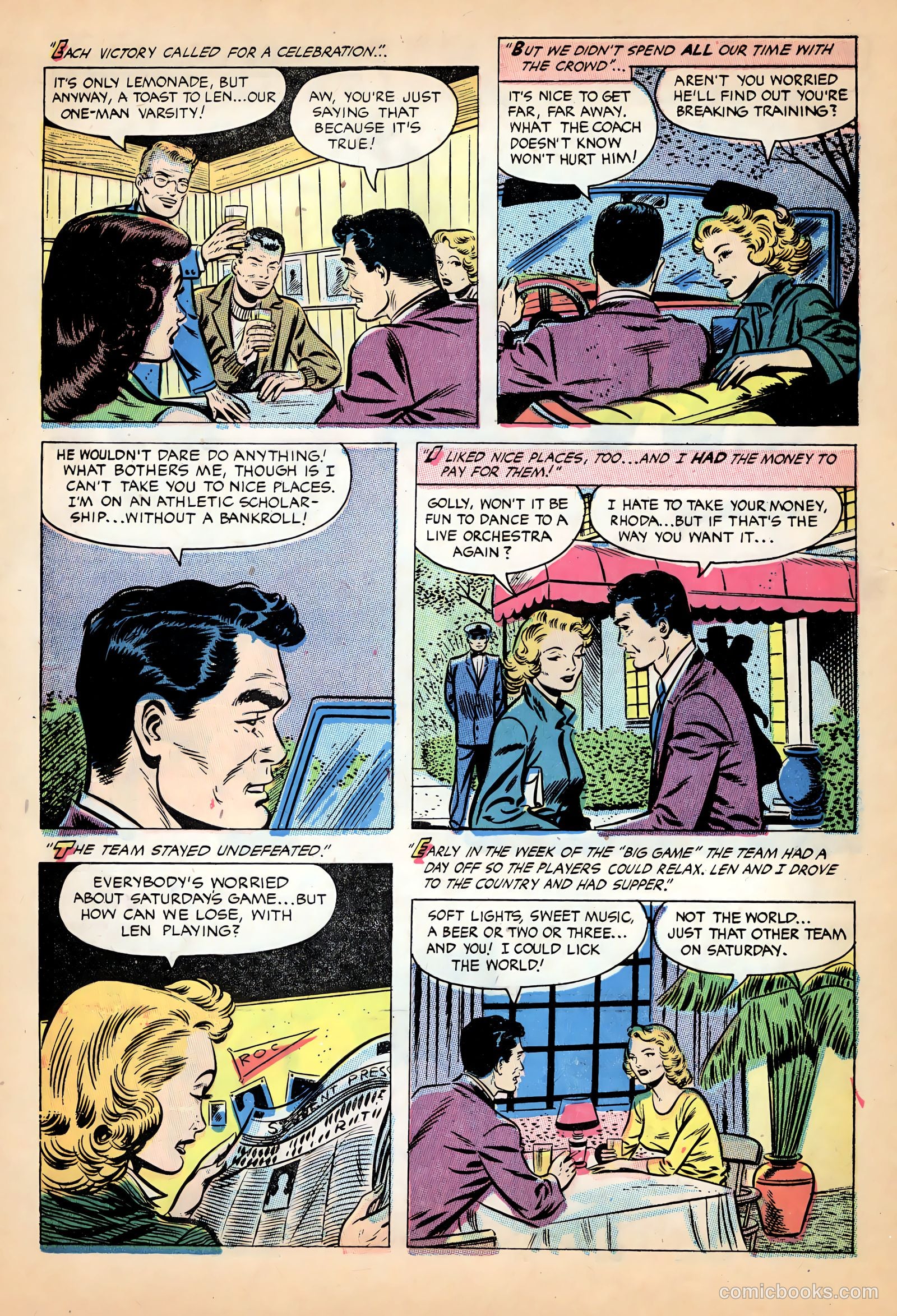 Teen-Age Temptations #4 (1953) — page 30 of 36