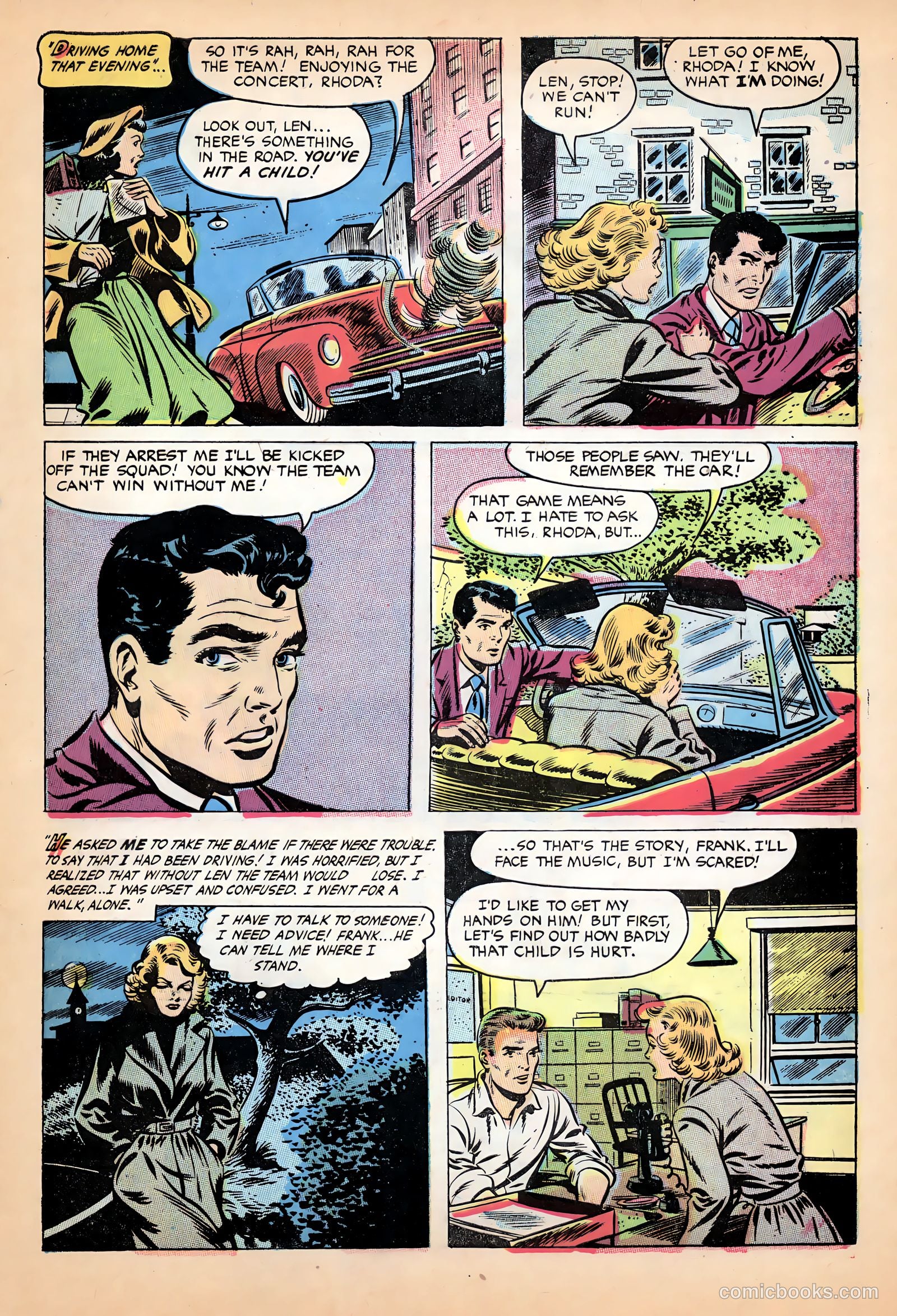 Teen-Age Temptations #4 (1953) — page 31 of 36