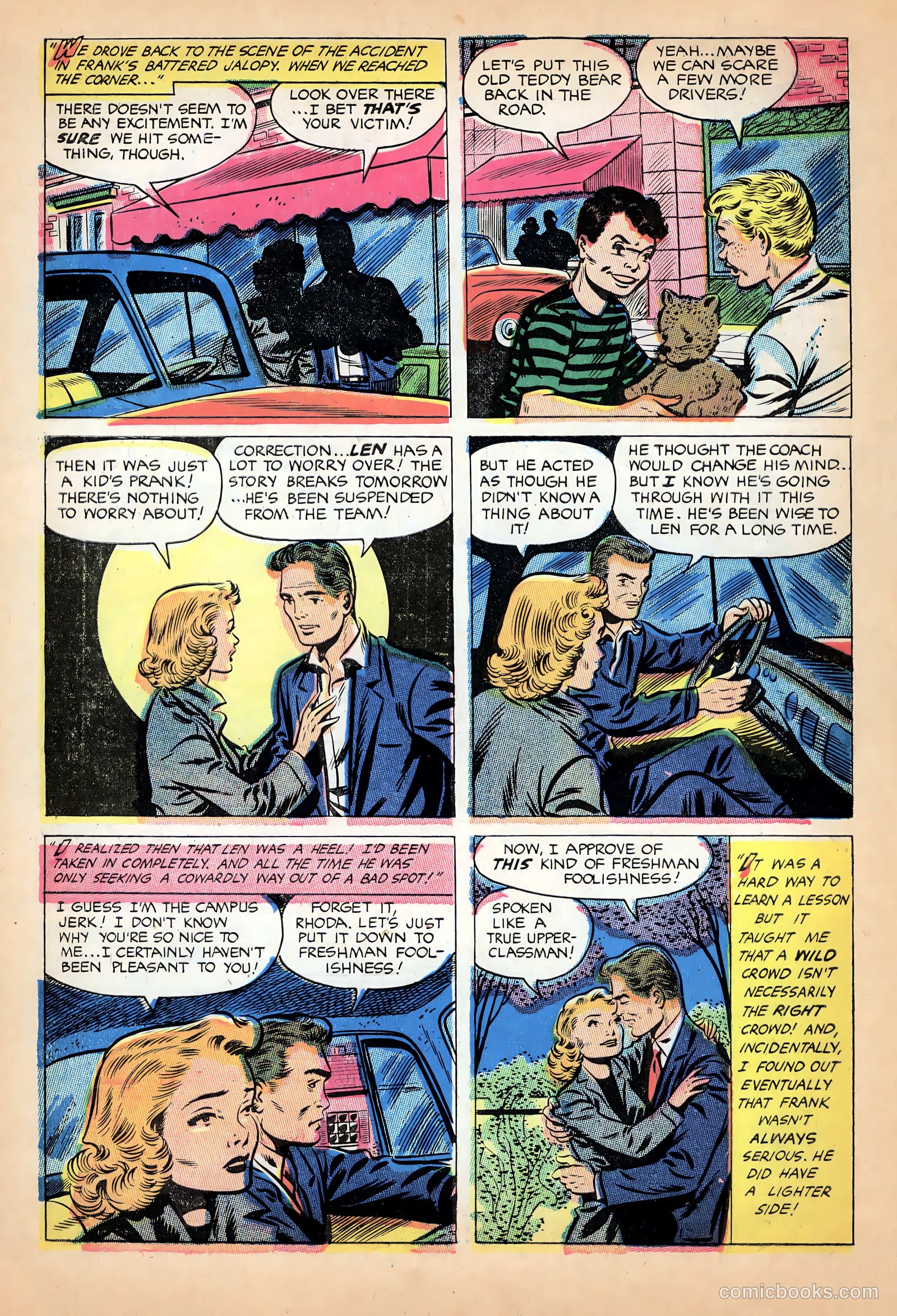 Teen-Age Temptations #4 (1953) — page 32 of 36