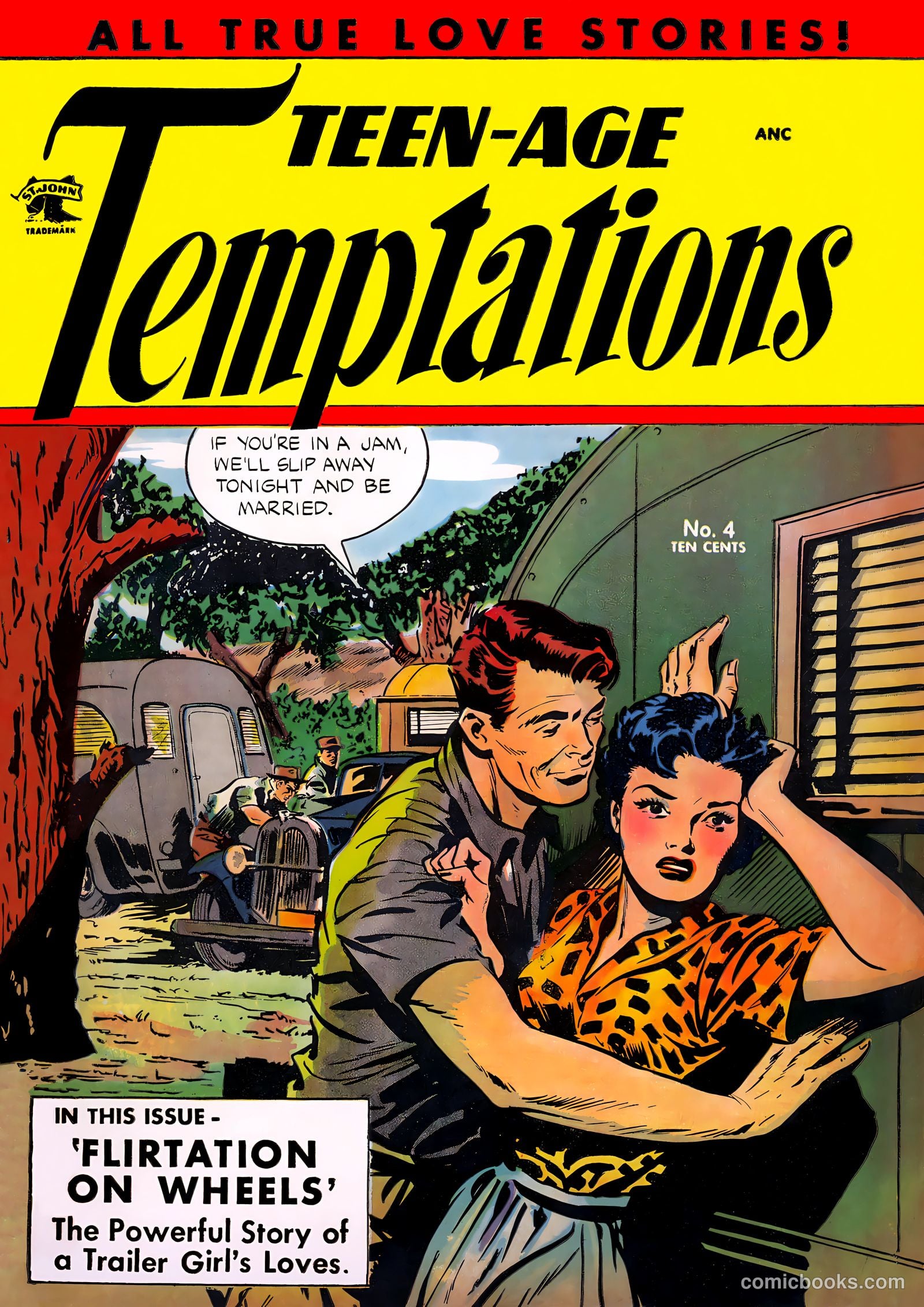 Teen-Age Temptations #4 (1953) — page 33 of 36
